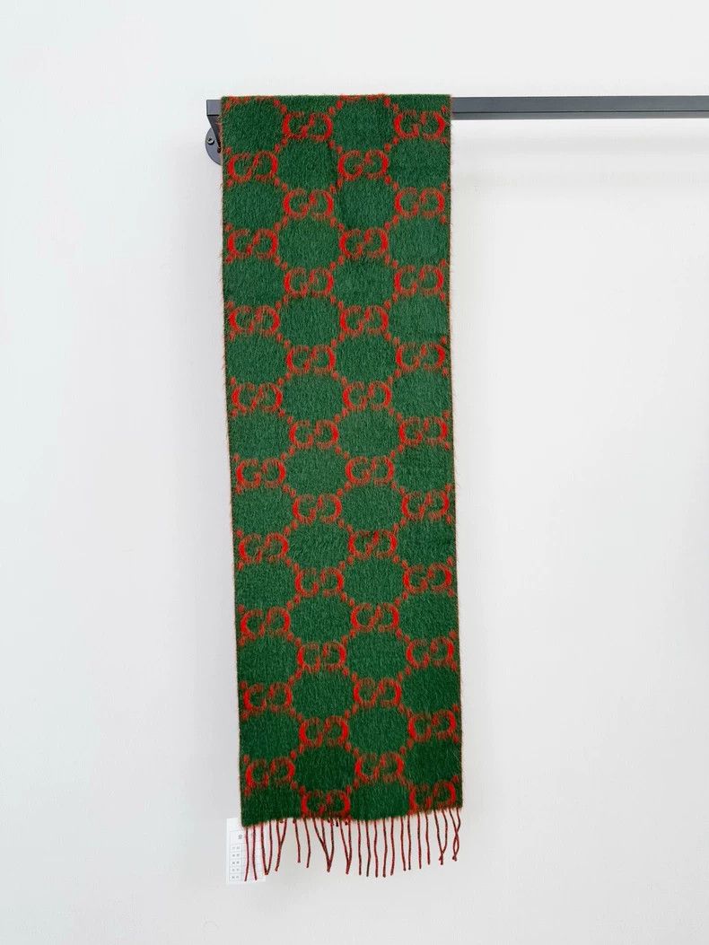 Gucci Gucci Alpaca wool scarf 2502-Nextarrow Size ONE SIZE - 1 Thumbnail