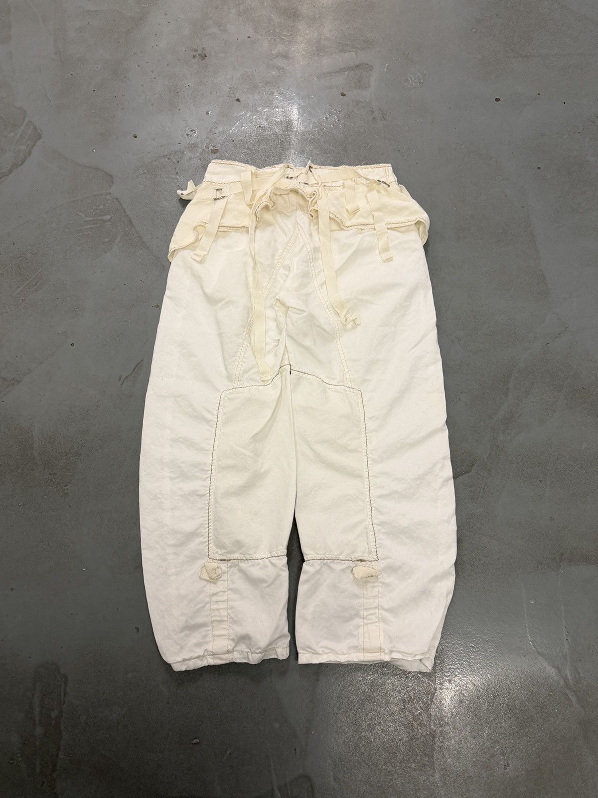 Marithe + Francois Girbaud Marithé François Girbaud Layered Harness Cropped Pants Size 28" / US 6 / IT 42 - 6 Thumbnail