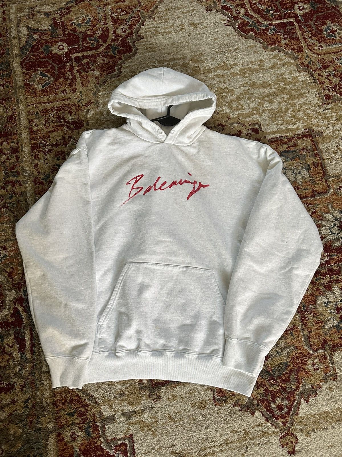 Balenciaga balenciaga lipstick logo hoodie Grailed