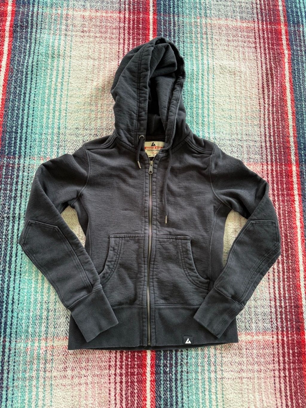 American Giant Women's AMERICAN GIANT Black Full-Zip Hoodie XS Size XS / US 0-2 / IT 36-38 - 1 Thumbnail