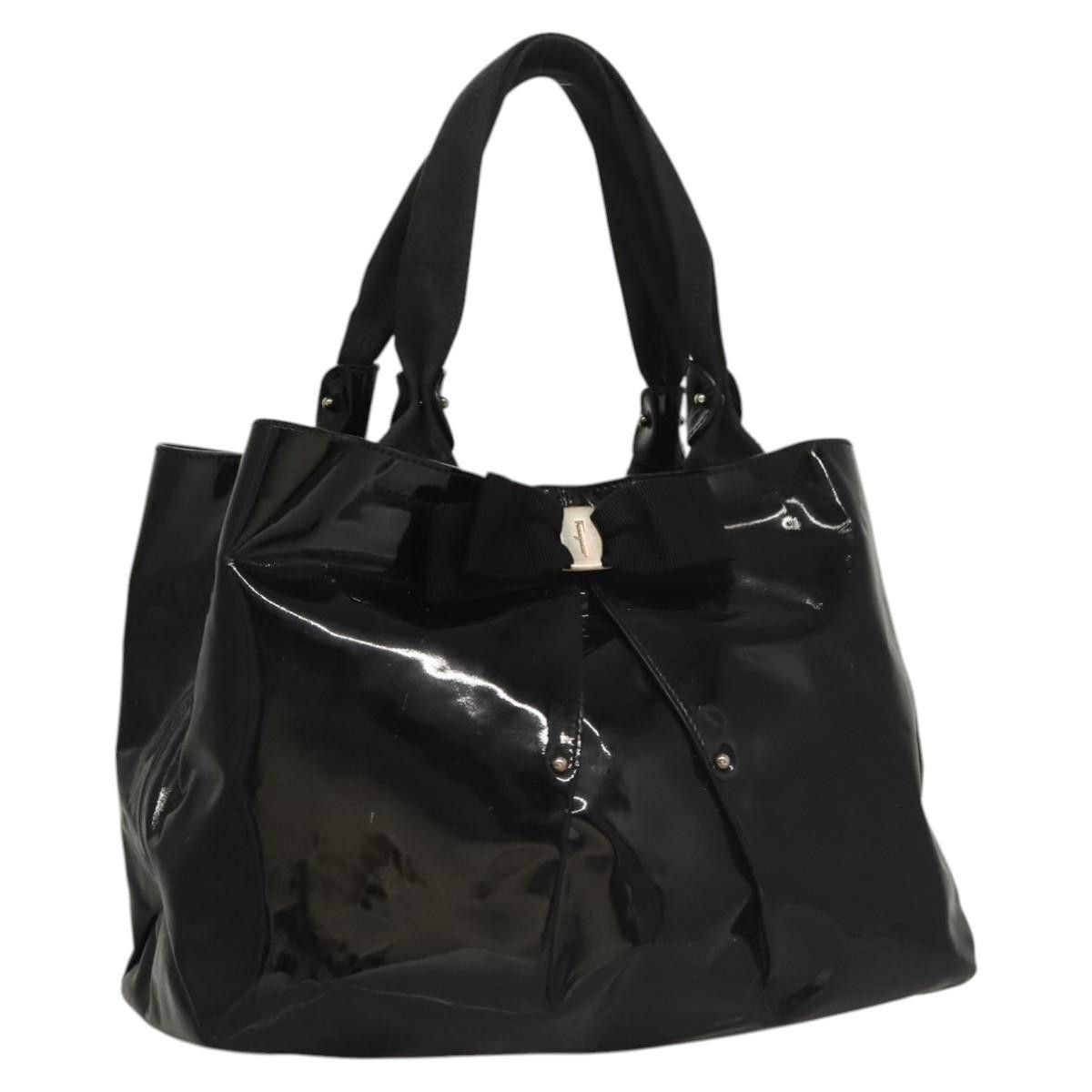 Salvatore Ferragamo Salvatore Ferragamo Vara Tote Patent Leather Size ONE SIZE - 1 Thumbnail