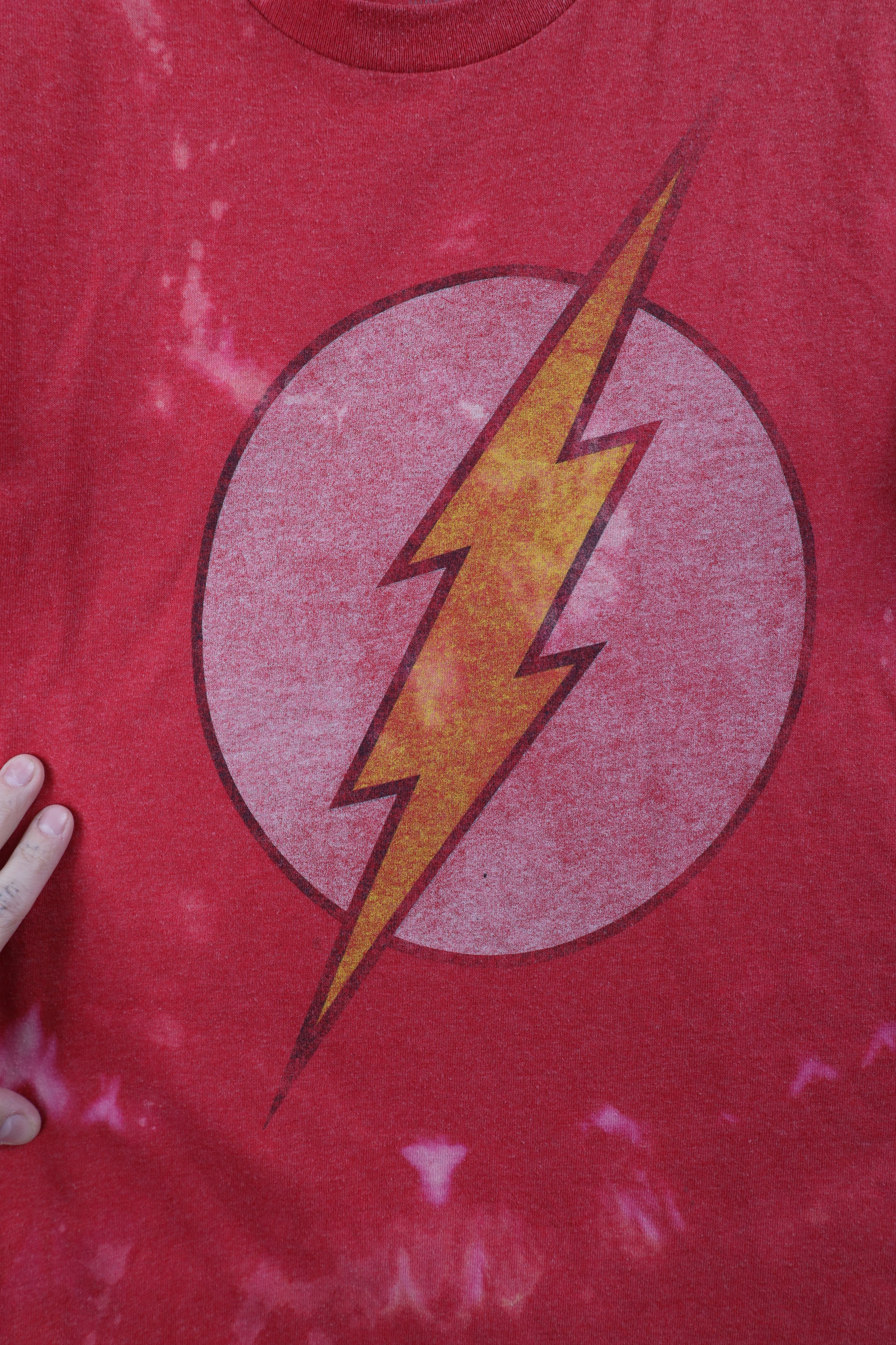Vintage DC Comics Acid Wash Flash Superhero Short Sleeve T-Shirt Size US S / EU 44-46 / 1 - 4 Thumbnail