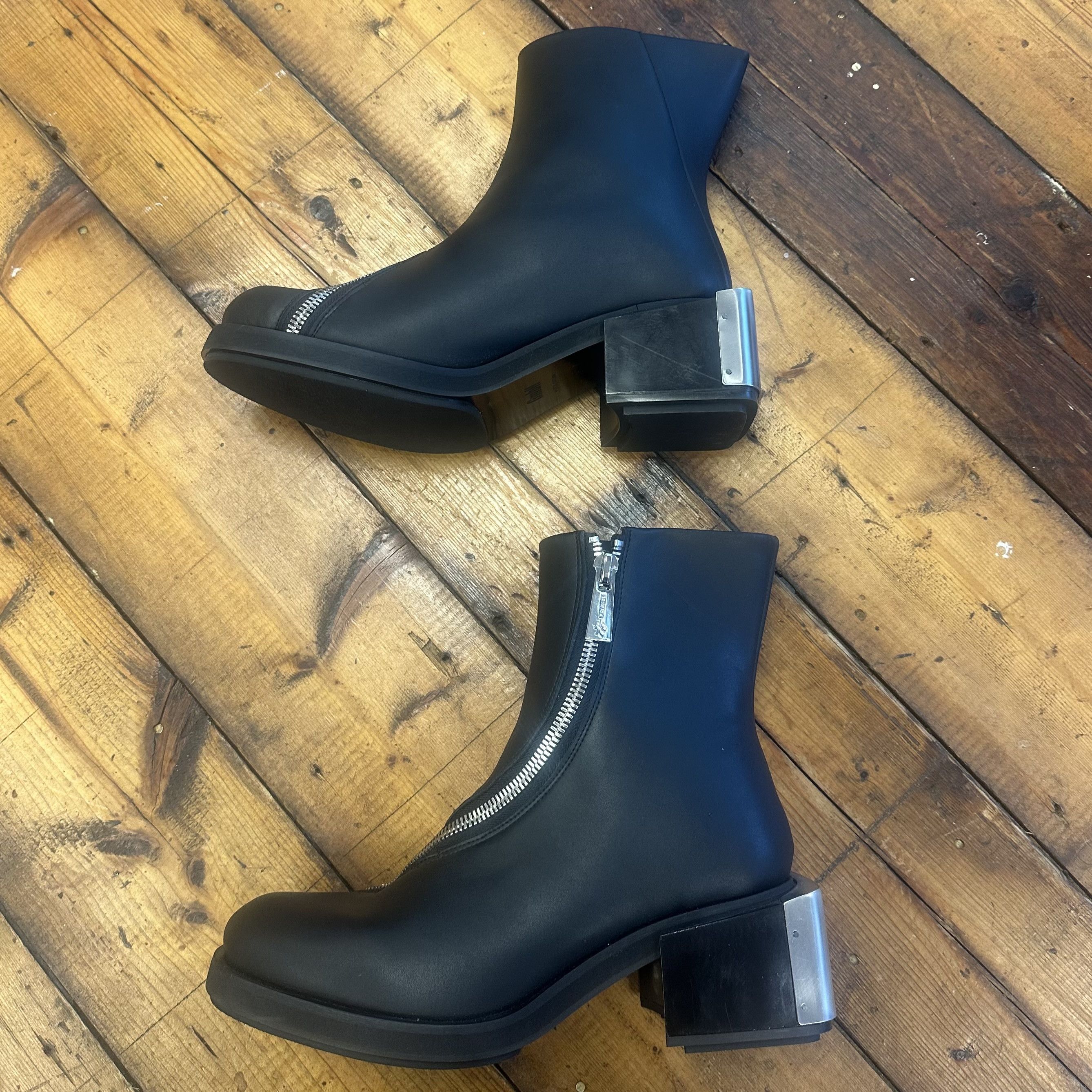 GmbH GMBH Black Ergonomic Riding Ankle Boots Size US 10 / EU 43 - 3 Thumbnail