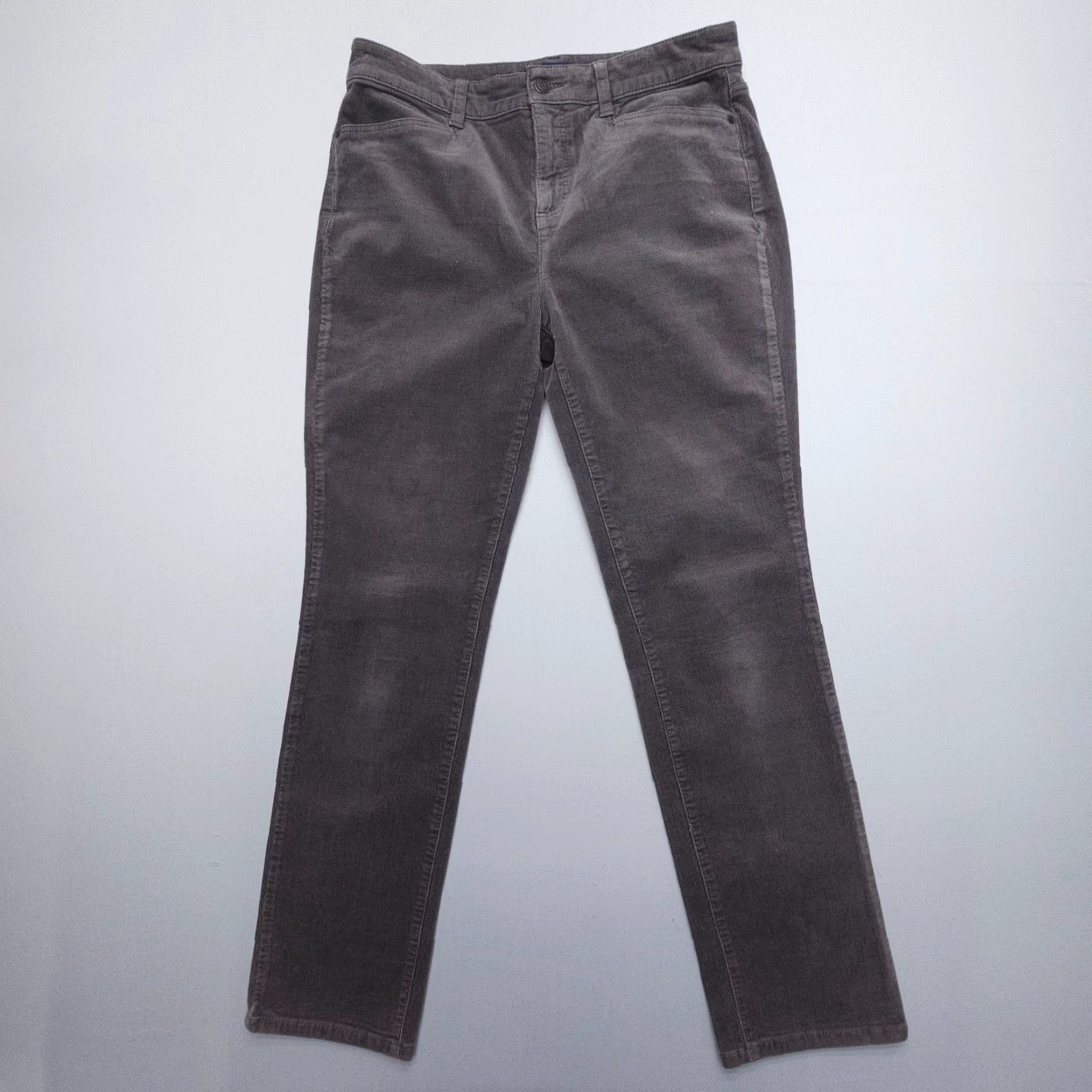 Talbots Talbots Simply Flattering 5 Pocket Straight Corduroy Pants Womens 10 Stretch Size 32" / US 10 / IT 46 - 2 Thumbnail