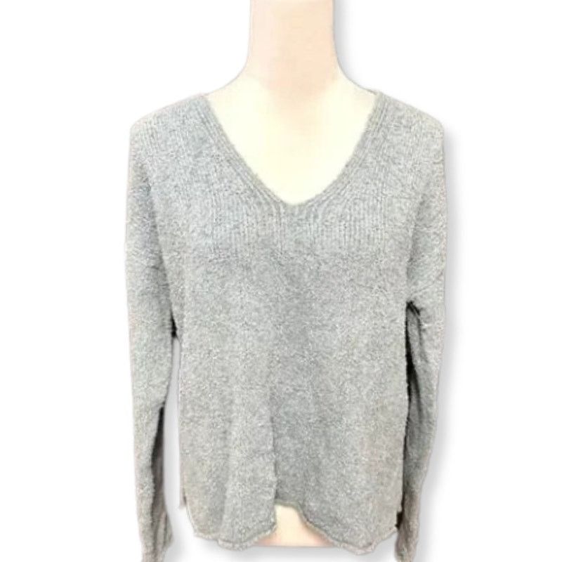 Eileen Fisher Eileen Fisher Oversized Sweater V Neckline Blue Women's XXS Size XXS / US 00 / IT 34 - 1 Thumbnail