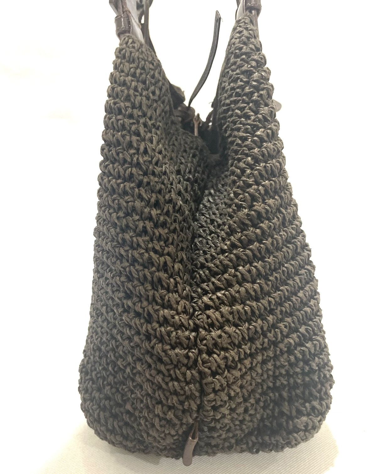 Lauren Ralph Lauren Vintage Brown Woven Tote Bag Size ONE SIZE - 11 Thumbnail