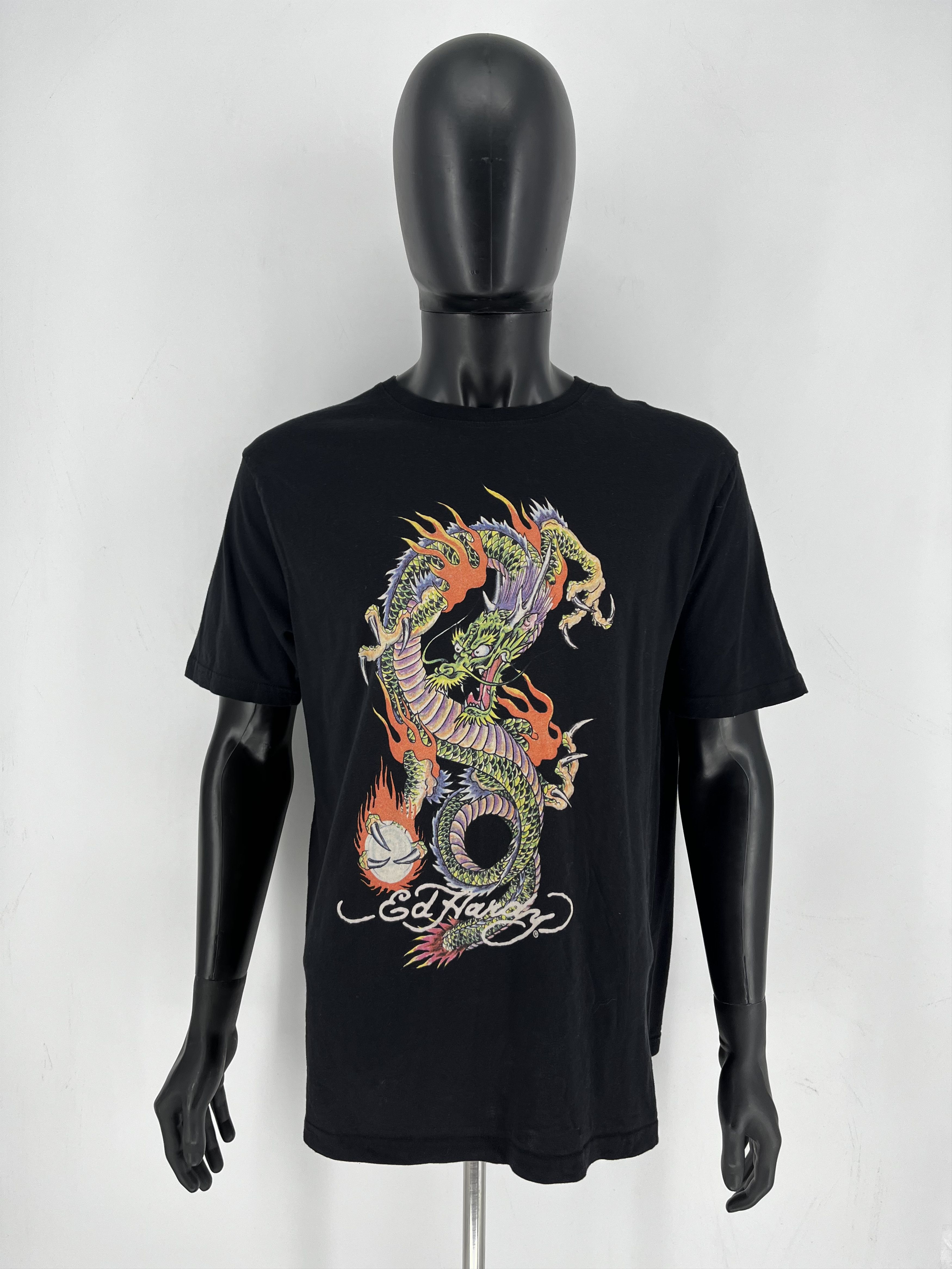 Ed Hardy Vintage Ed Hardy Dragon Graphic Tee Y2K 00s Alternative Size US XL / EU 56 / 4 - 3 Thumbnail