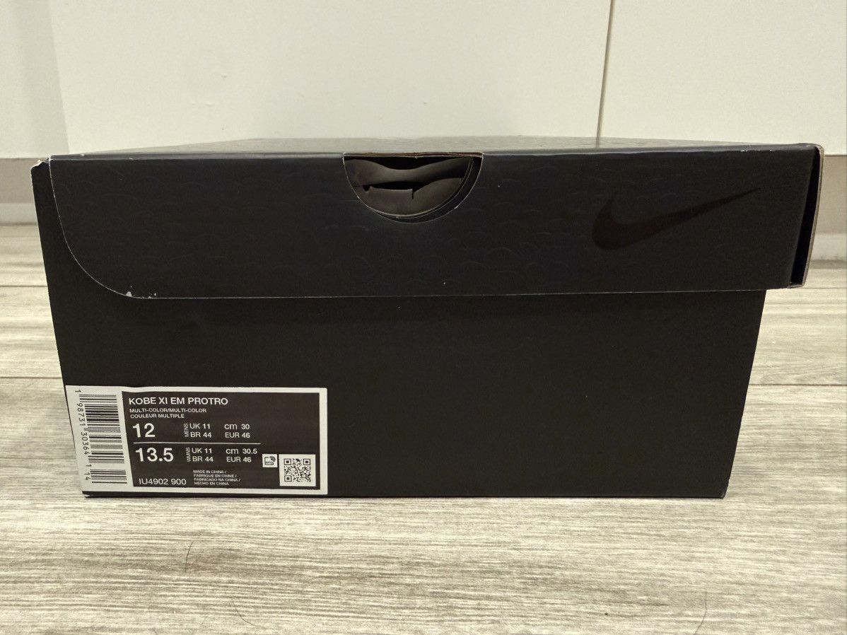 Nike Nike Kobe 11 Protro Low Mamba Day Multi-Color Black Gold 12 Size US 12 / EU 45 - 13 Thumbnail