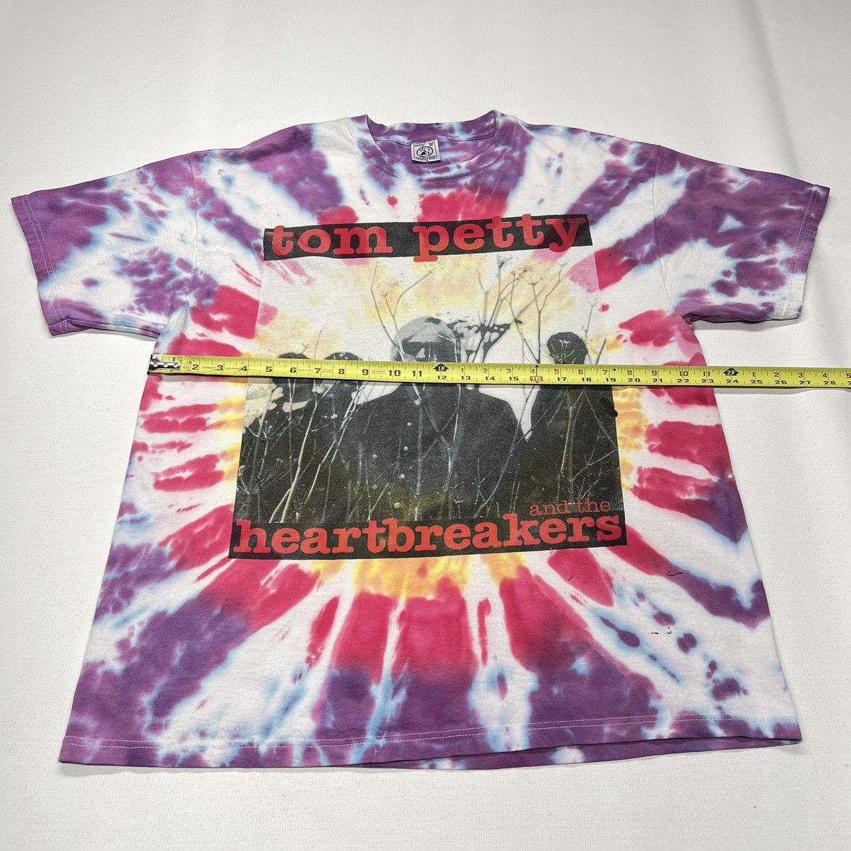 Band Tees × Vintage Tom Petty The Heartbreakers Tee Shirt Tie Dye Echo Tour Rock Size US XL / EU 56 / 4 - 18 Thumbnail