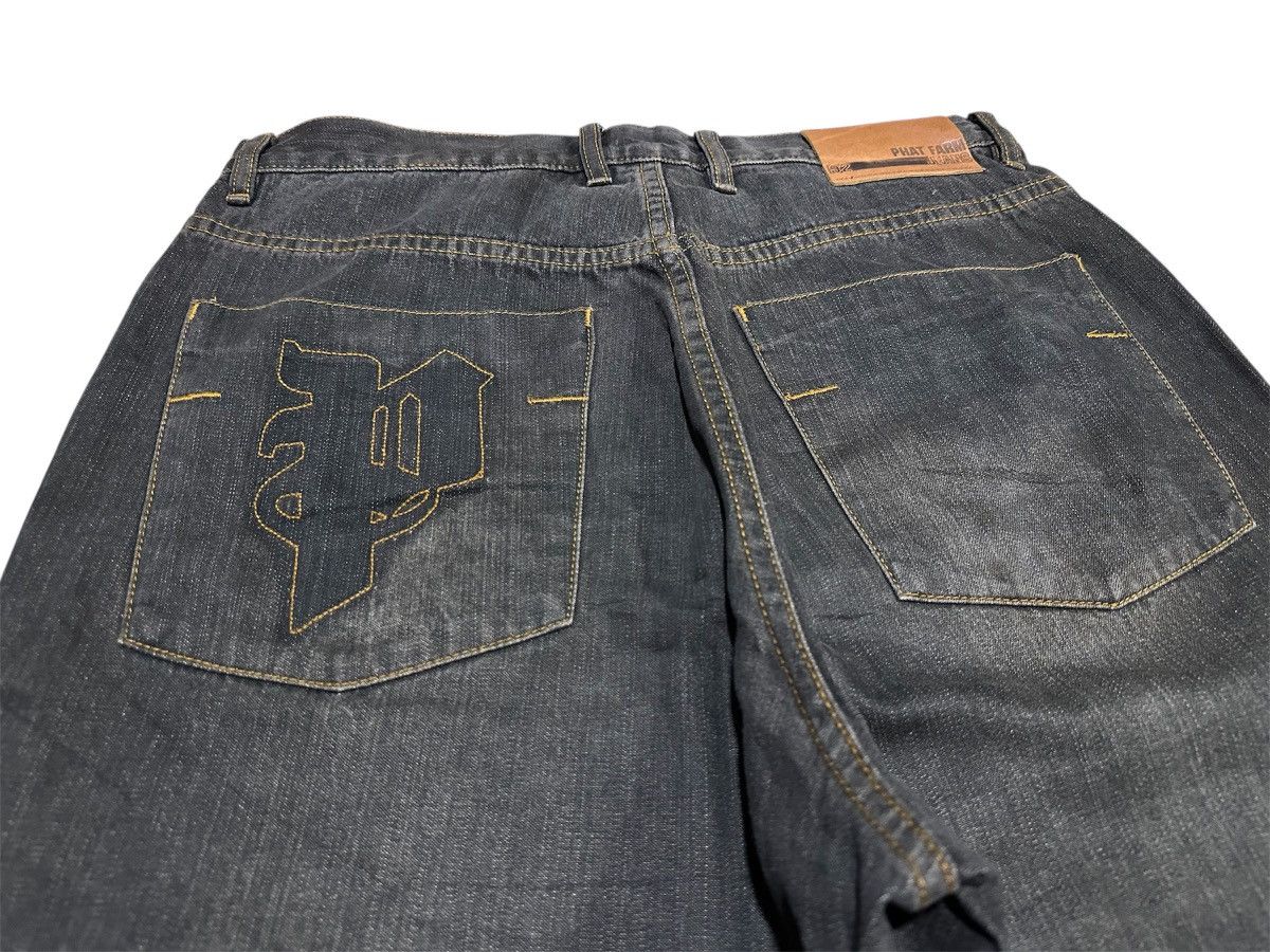 Japanese Brand 🔥Sick Y2K Phatfarm Patchwork Baggy Denim Distressed Size US 32 / EU 48 - 12 Thumbnail