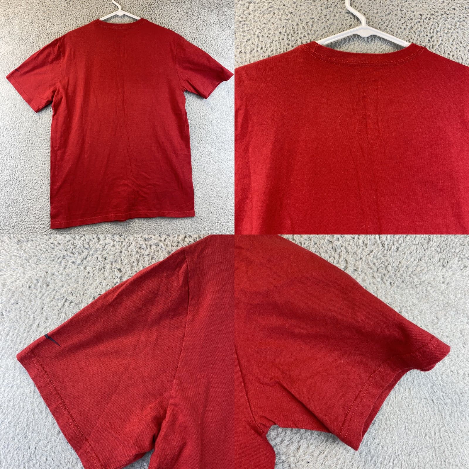 Nike NIKE TEXANS Just Do It Red T-Shirt Men's Size L Regular Fit Size US L / EU 52-54 / 3 - 8 Thumbnail