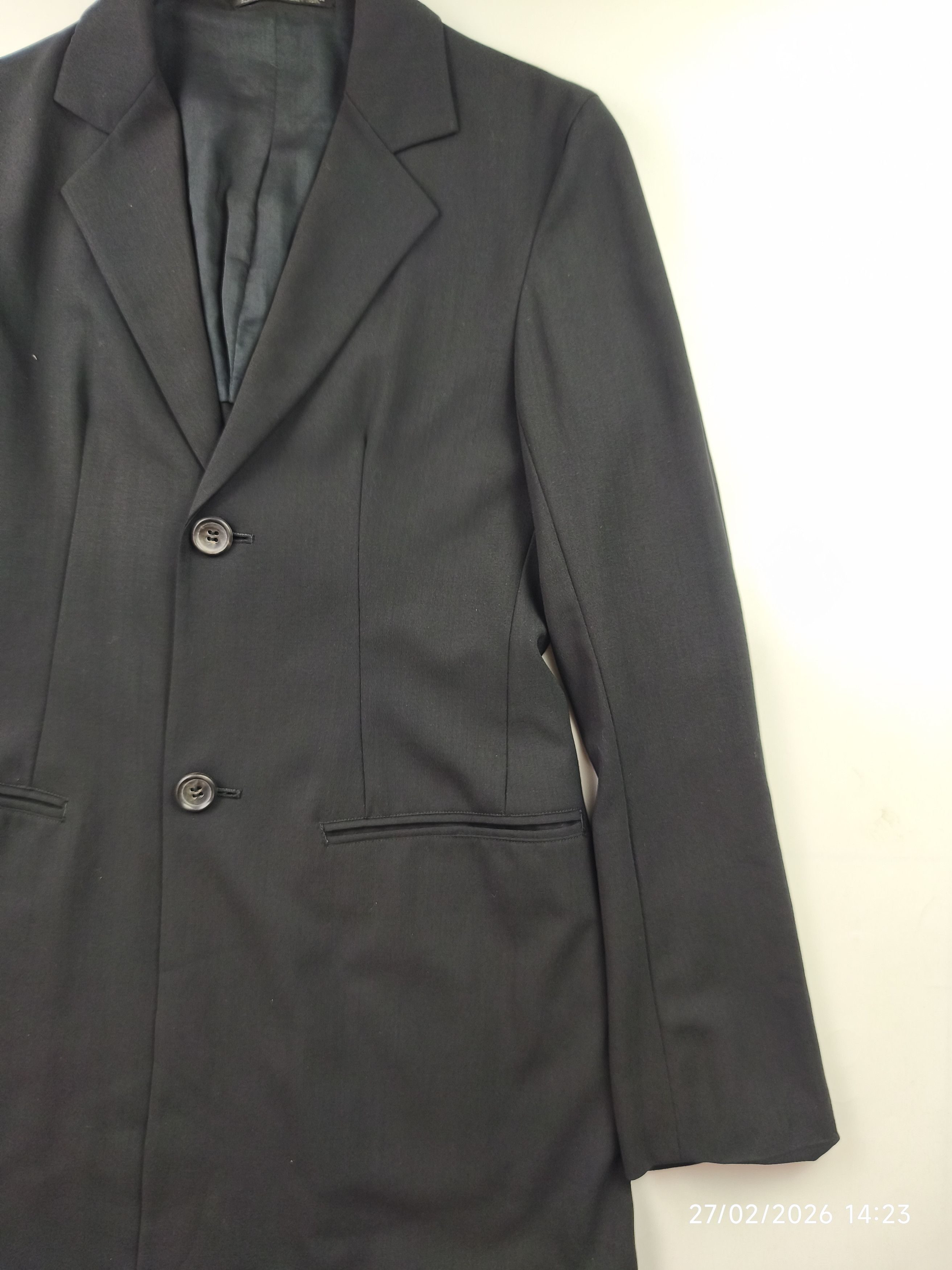 Yohji Yamamoto Y's - yohji yamamoto - long blazer jacket S/S 97' Size S / US 4 / IT 40 - 7 Thumbnail