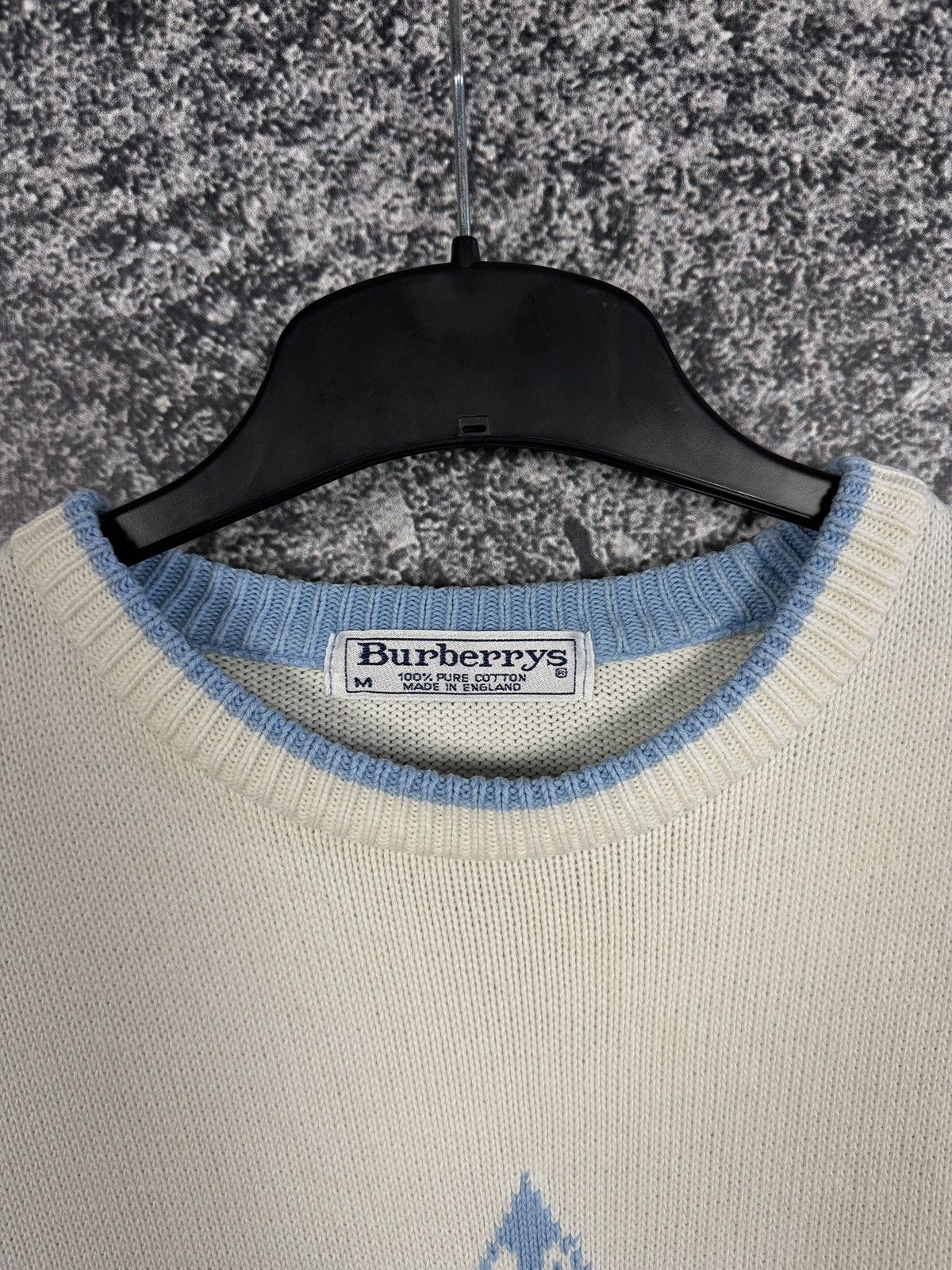 Burberry Burberrys London Vintage Crew Sweater Luxury Big Logo Size M Size US M / EU 48-50 / 2 - 8 Thumbnail