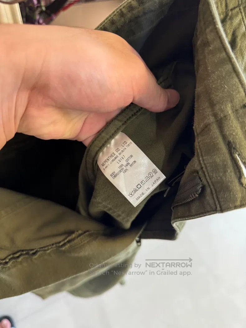 Needles Needles size S Butterfly set embroidered army pants Size US 38 / EU 54 - 4 Thumbnail