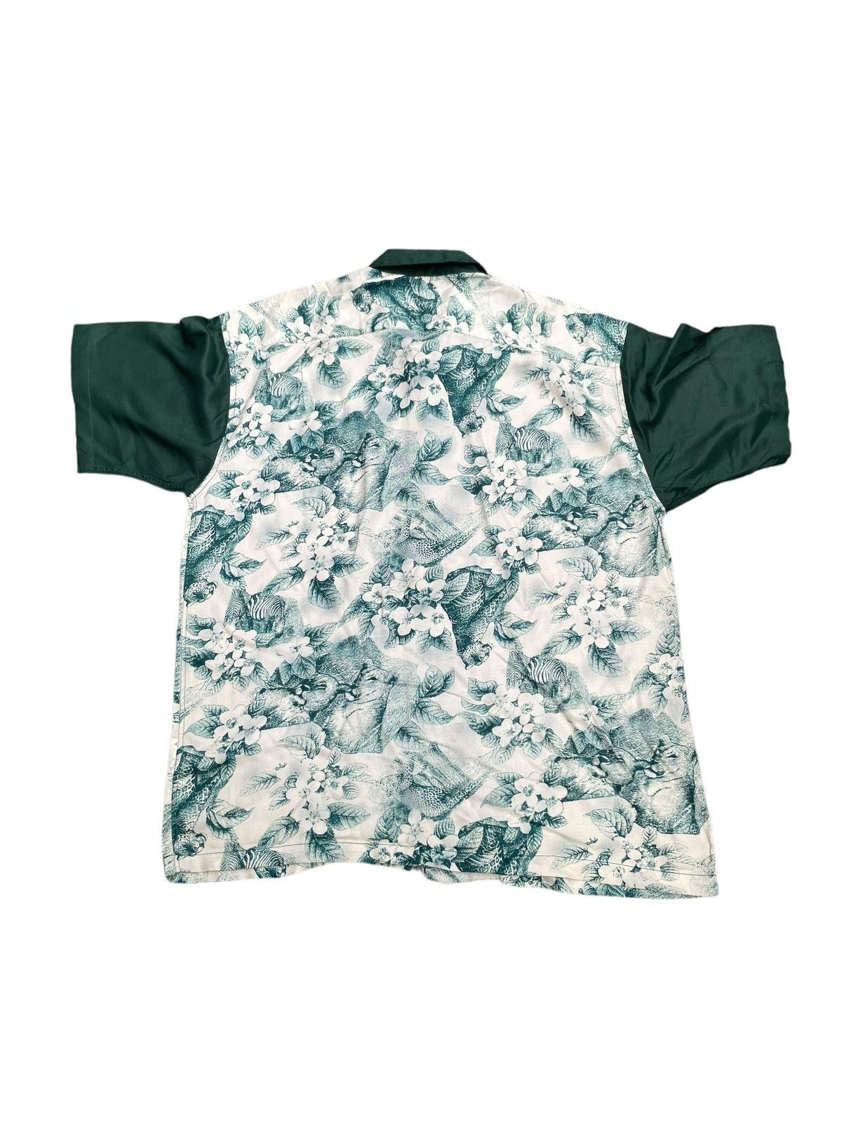 Japanese Brand Bright Light Rayon Leopard Full Print Shirt Size US L / EU 52-54 / 3 - 5 Thumbnail