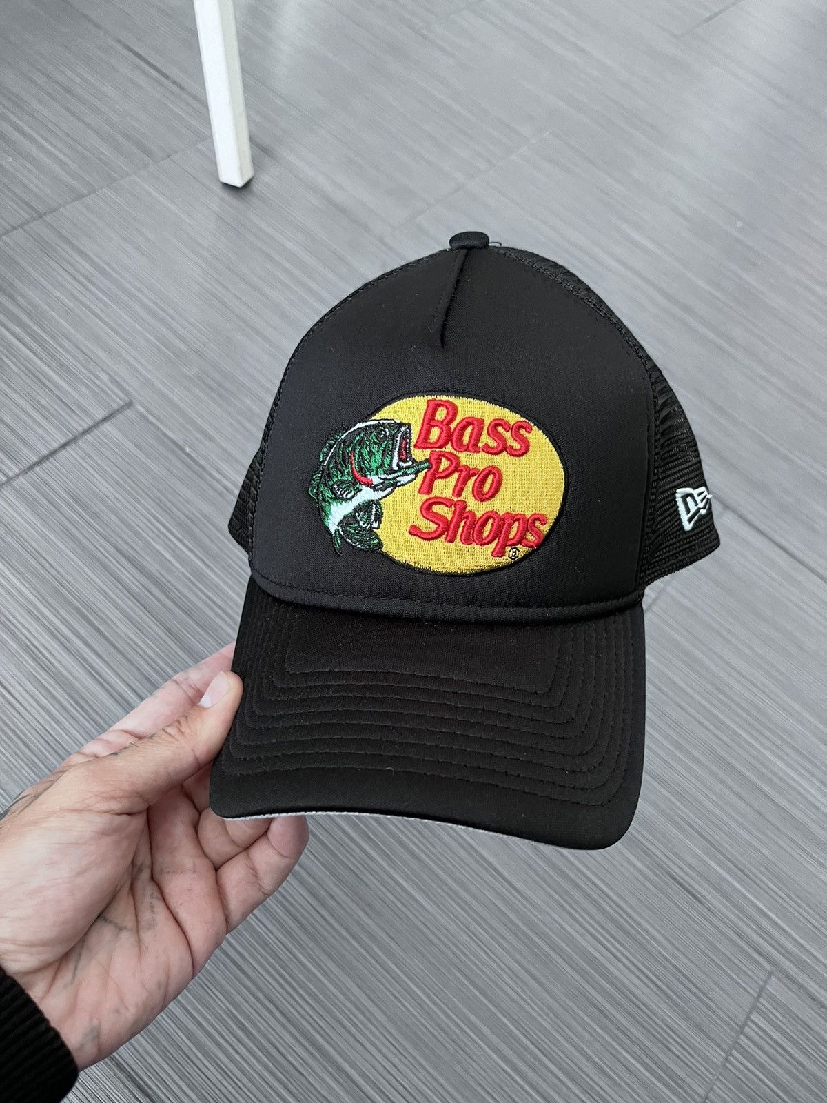 Vintage New era bass pro shops nascar trucker hat | Grailed