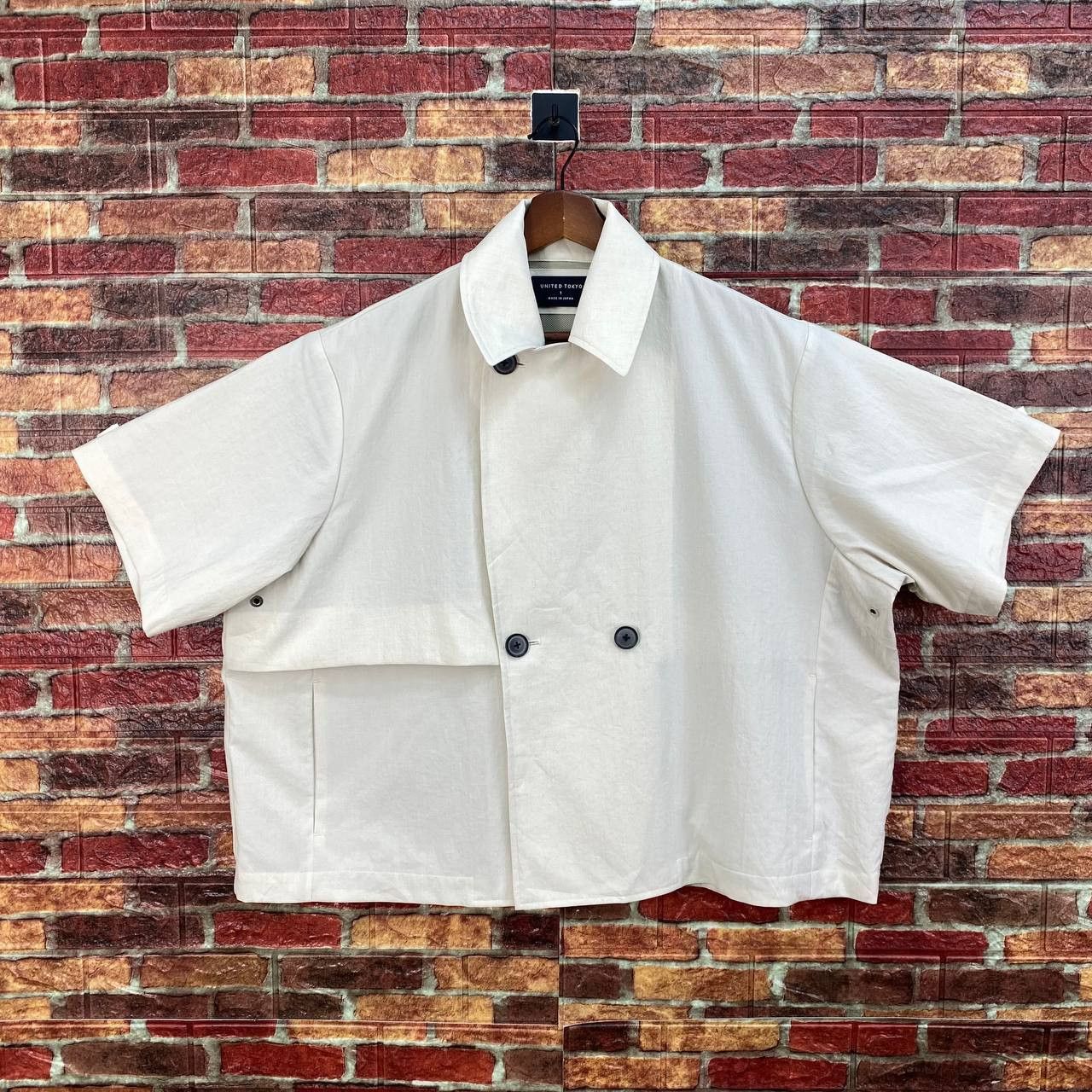 Japanese Brand United Tokyo Asymmetrical Spider Baggy Minimalist Jacket Size US S / EU 44-46 / 1 - 1 Thumbnail