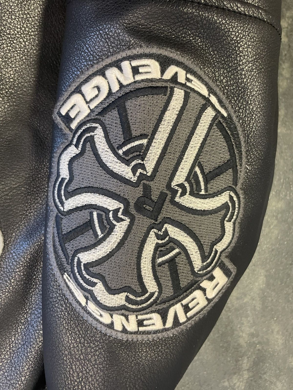 Revenge Revenge Leather Bomber Size US XXL / EU 58 / 5 - 5 Thumbnail