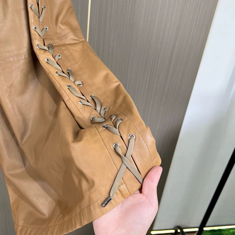 Gucci Gucci Camel sheepskin drawstring dress 2504-Nextarrow Size M / US 6-8 / IT 42-44 - 4 Thumbnail