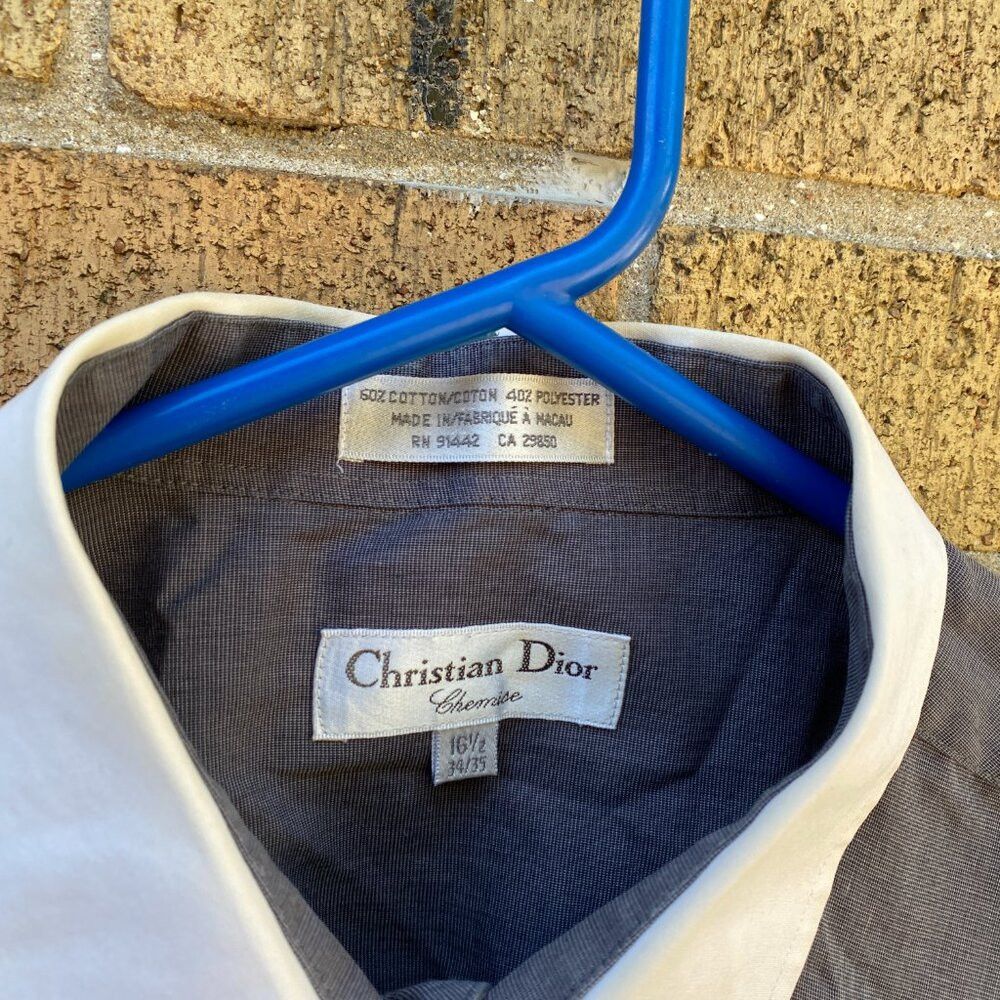 Dior Vintage Christian Dior Chemise Button Up Dress Shirt Kimono Size US L / EU 52-54 / 3 - 4 Thumbnail