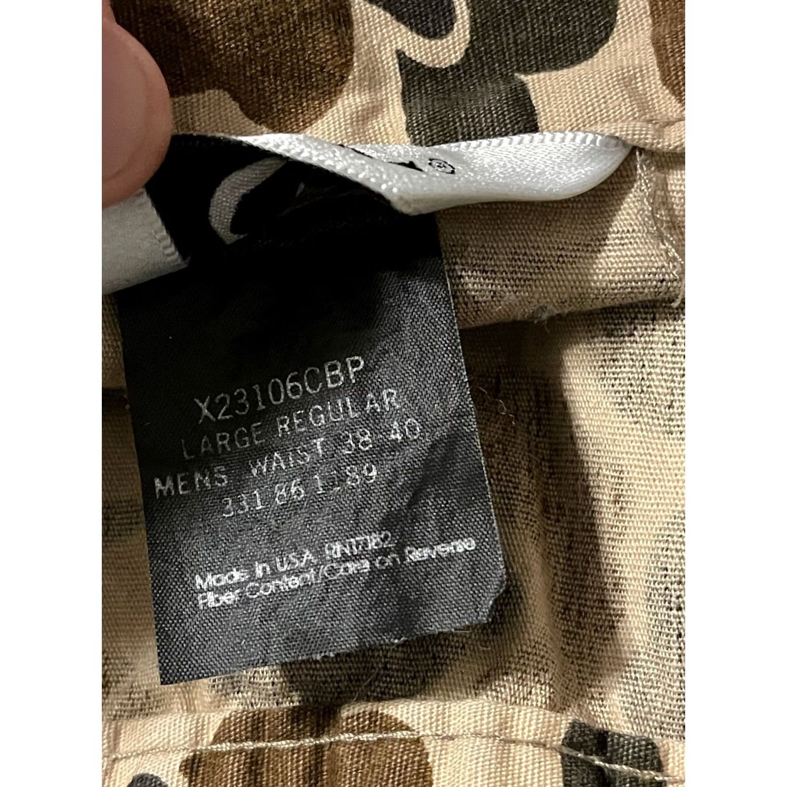 Vintage VINTAGE 10X Tan Duck Camo Hunting Outdoor Made USA Cargo Pants Men's Large Reg Size US 33 - 6 Thumbnail