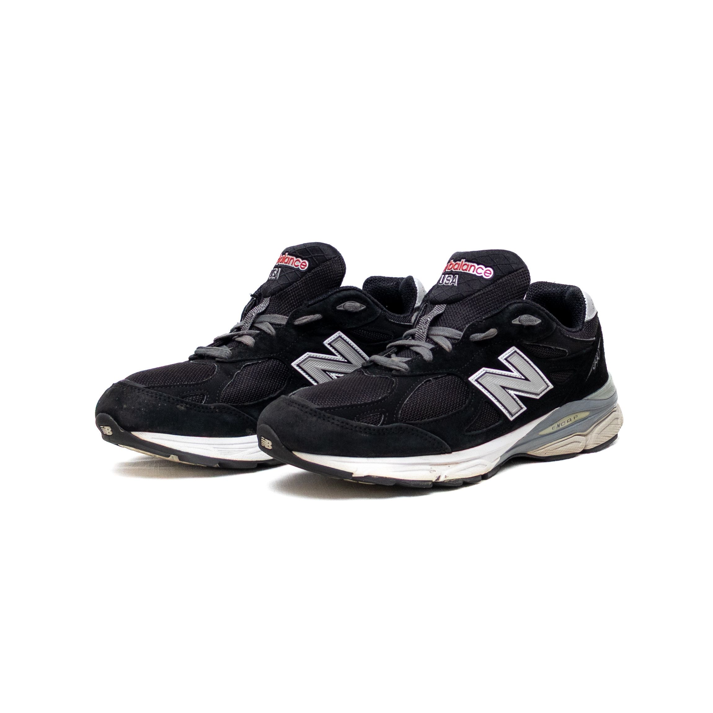 New Balance 990v3 Made in USA Black Suede Sneakers 11.5 EE