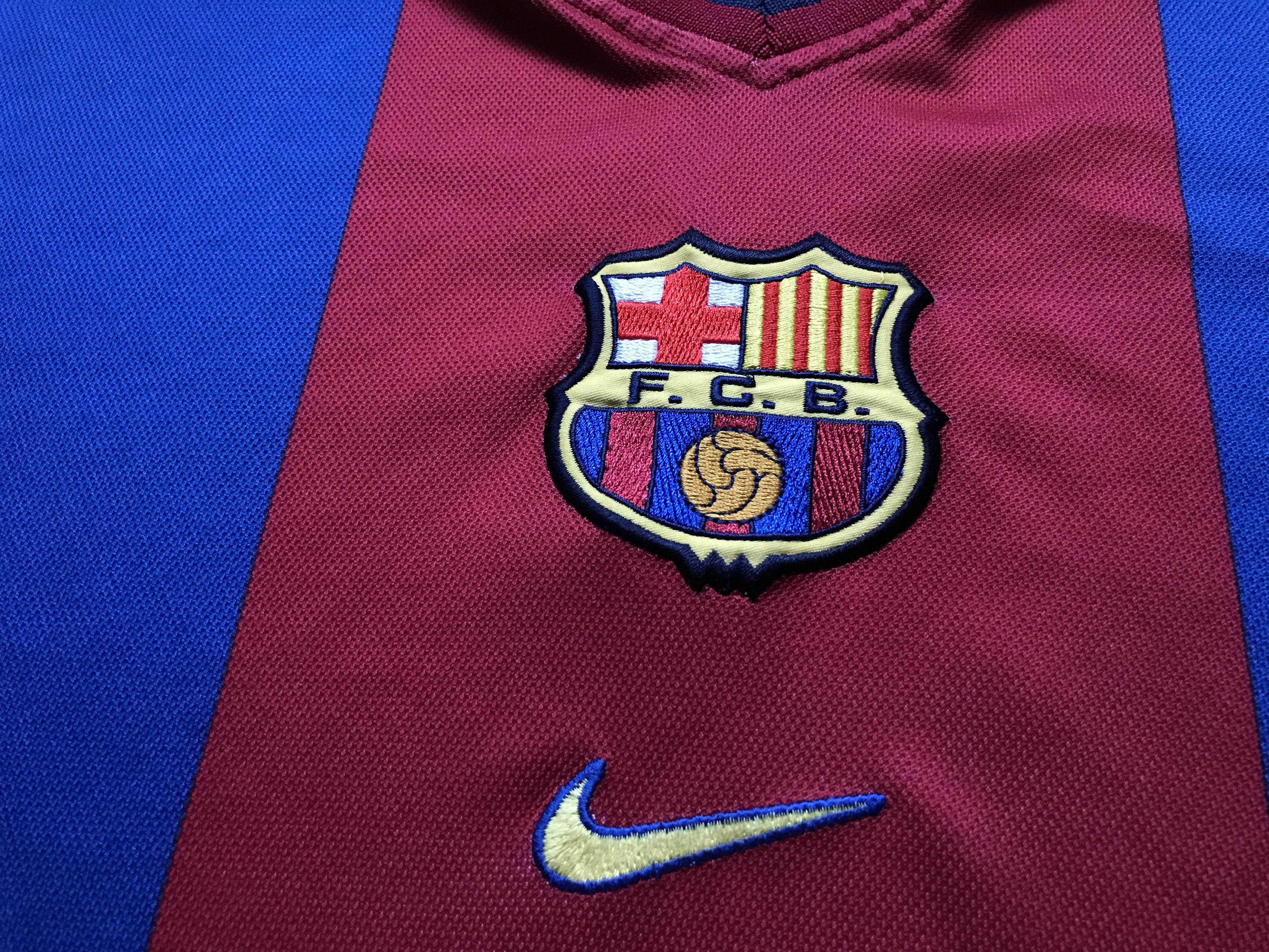 Nike Vintage Nike Barcelona Home Shirt 1998-1999 Size US XL / EU 56 / 4 - 6 Thumbnail