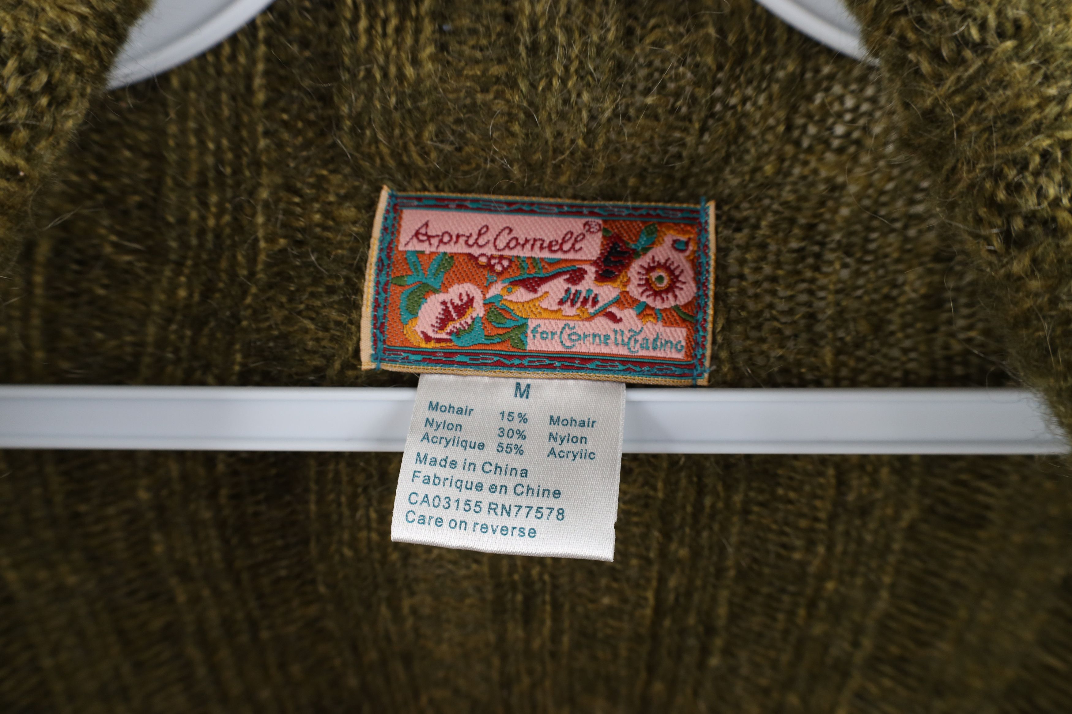 Vintage Vintage 90s Streetwear Fisherman Cable Knit Mohair Sweater Size M / US 6-8 / IT 42-44 - 6 Thumbnail