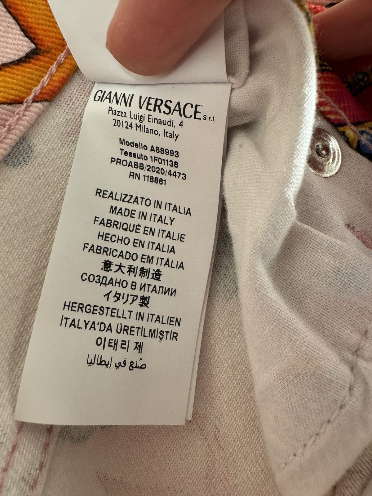 Versace Versace La Mer Denim Jeans size 29 Size US 29 - 8 Thumbnail