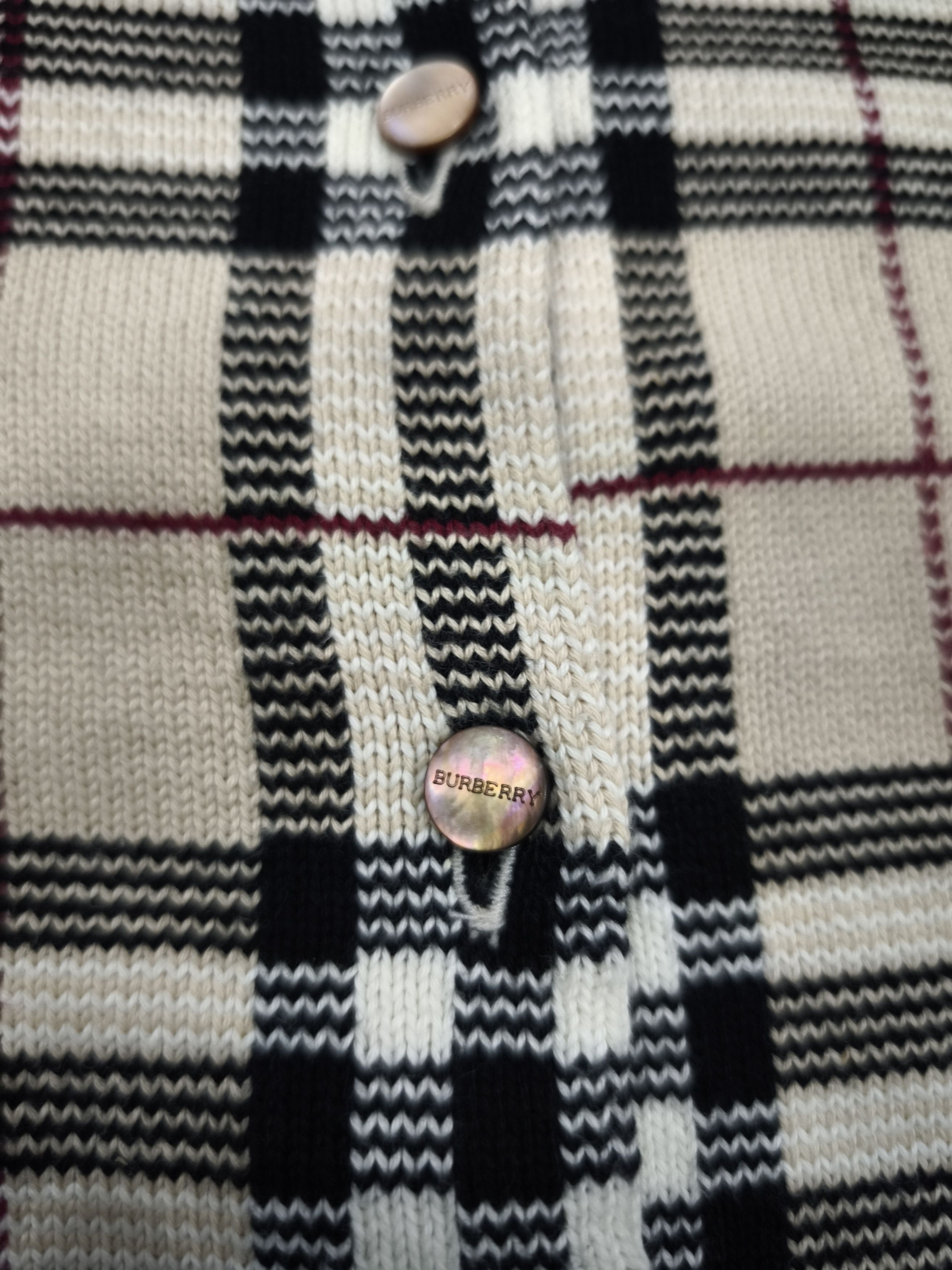 Burberry × Vintage Vintage Burberry Nova Check Knitwear Size M / US 6-8 / IT 42-44 - 6 Thumbnail