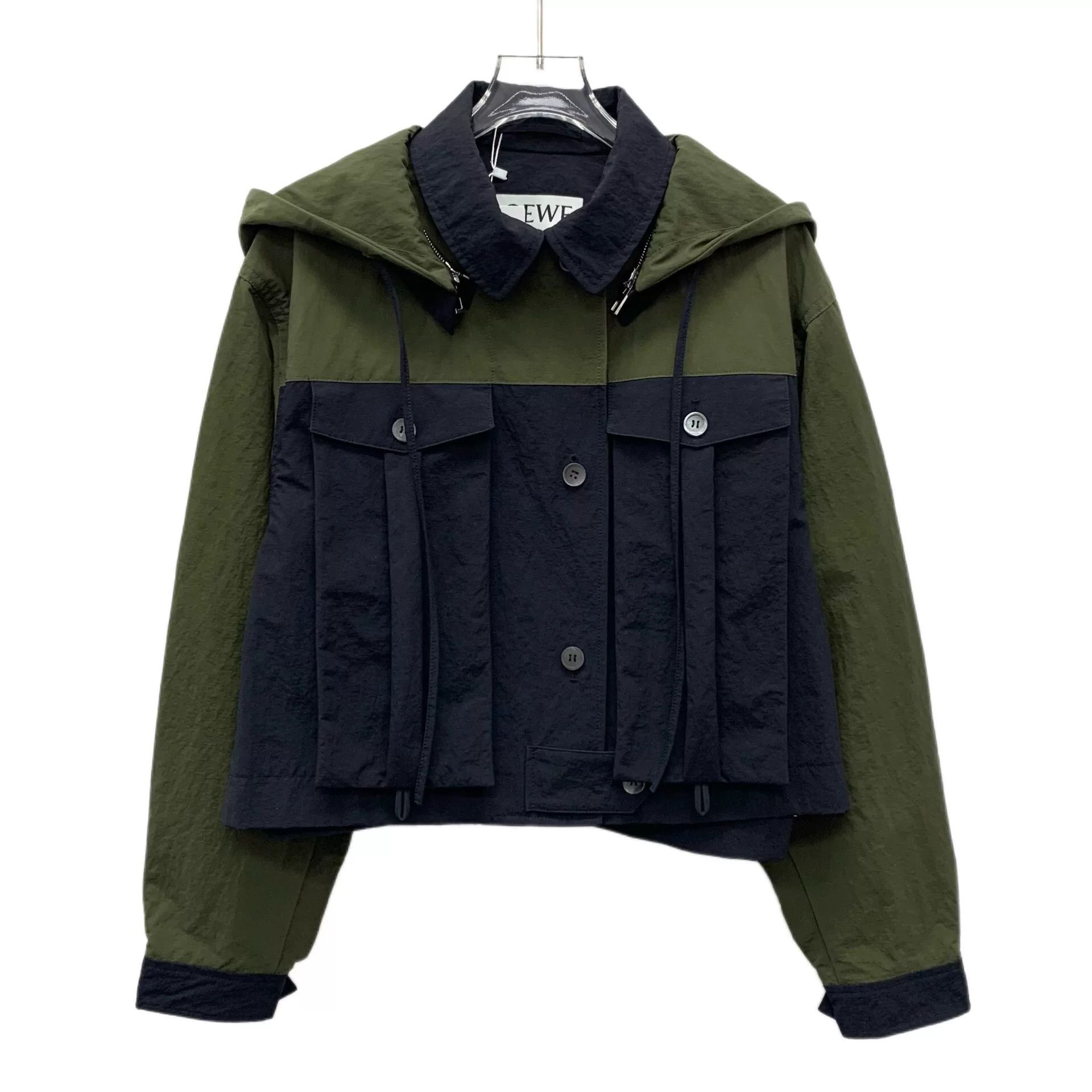 Loewe Loewe Colorblock Hooded Utility Jacket XS Size XS / US 0-2 / IT 36-38 - 1 Thumbnail