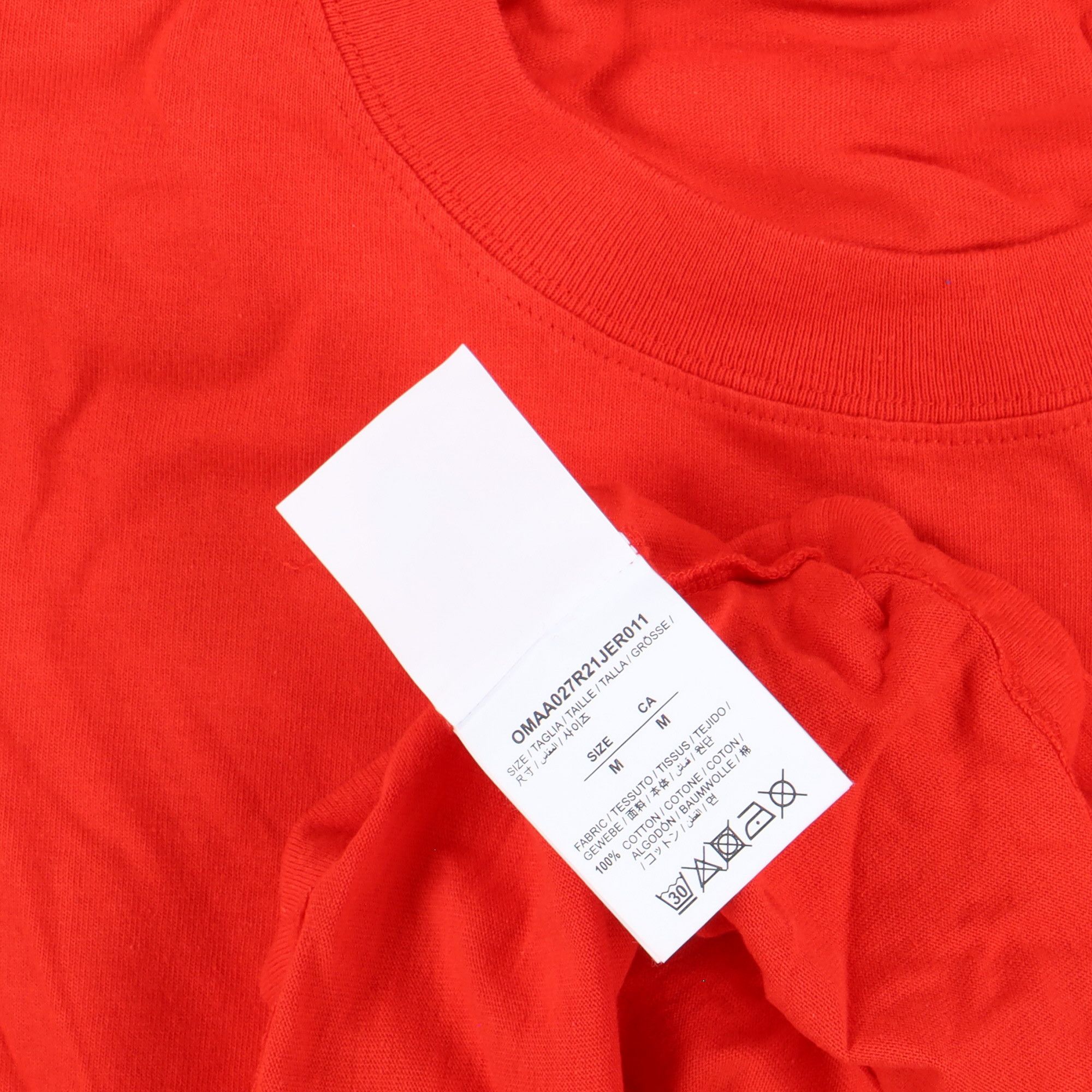 Off-White Red Pascal Hand Gun Logo T-shirt Size US M / EU 48-50 / 2 - 5 Thumbnail