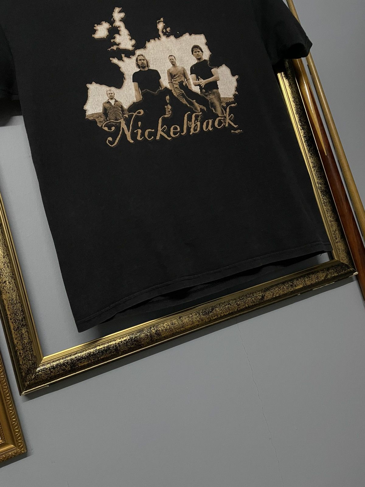 Band Tees Vintage Original Nickelback The Long Road Tour Faded Tshirt Size US M / EU 48-50 / 2 - 4 Thumbnail