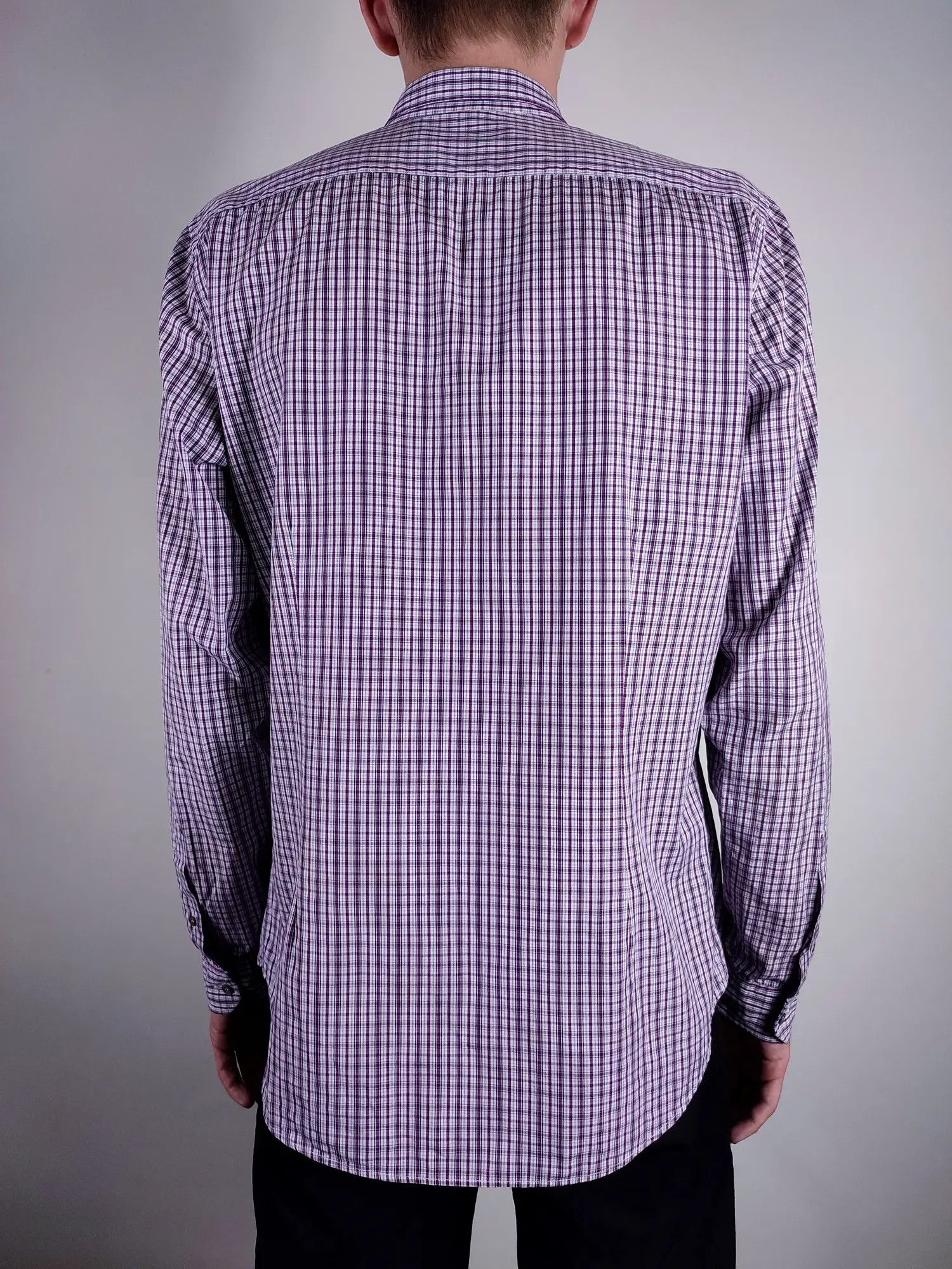 Gucci Gucci Tom Ford GG Logo Checkered Shirt Size US L / EU 52-54 / 3 - 7 Thumbnail