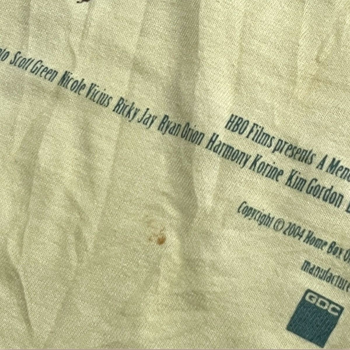 Narcotic GDC Nacotic GDC X 2004 “LAST DAYS” Kurt Cobain Movies Promo Tee Size US S / EU 44-46 / 1 - 6 Thumbnail