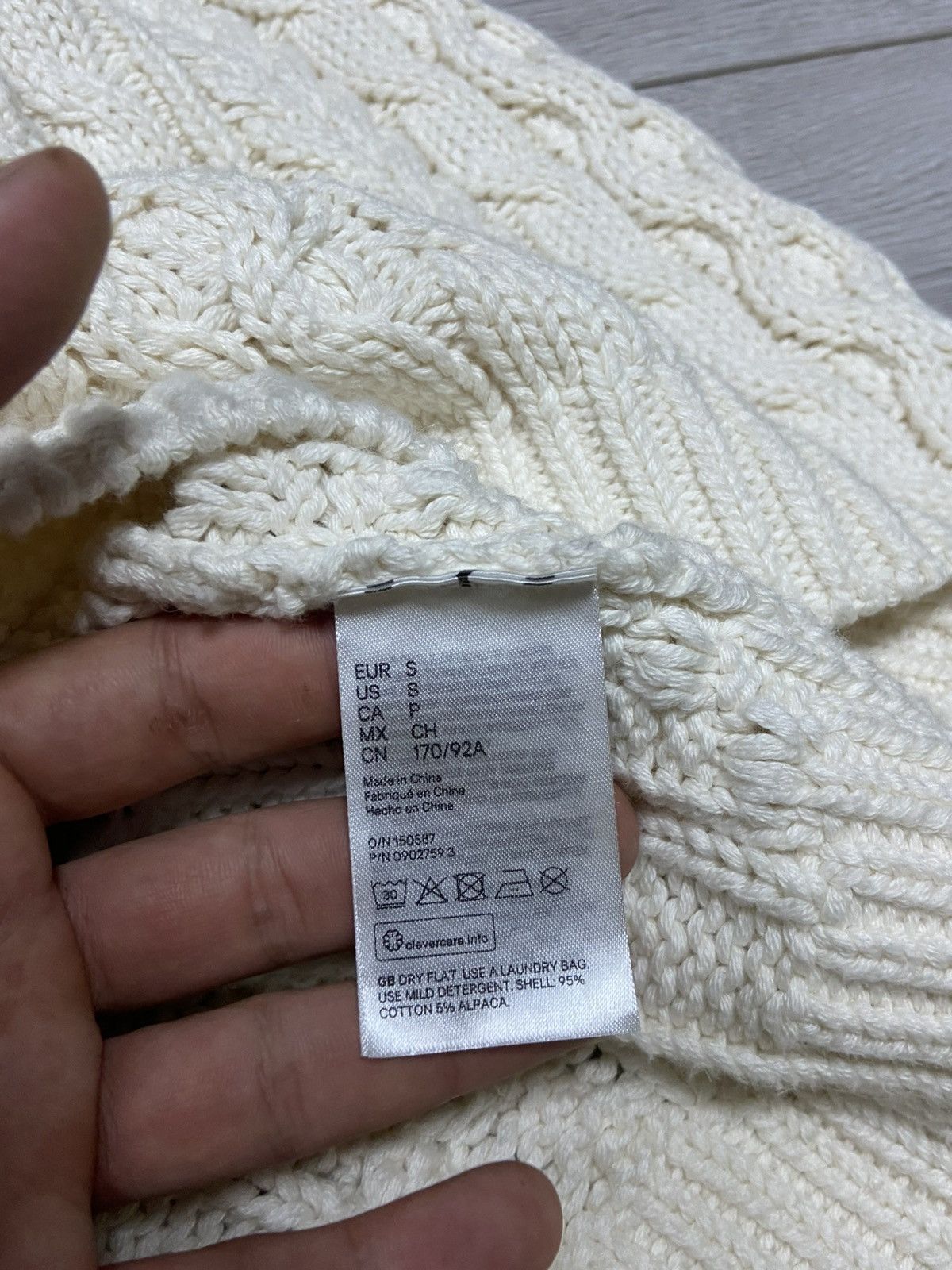 Simone Rocha Simone Rocha x H&M oversize knitted sweater pearls unisex Size US M / EU 48-50 / 2 - 10 Thumbnail