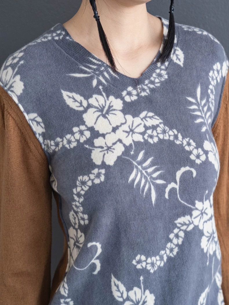 Comme des Garcons Comme Des Garcons Flower stitching wool knit top Size S / US 4 / IT 40 - 5 Thumbnail