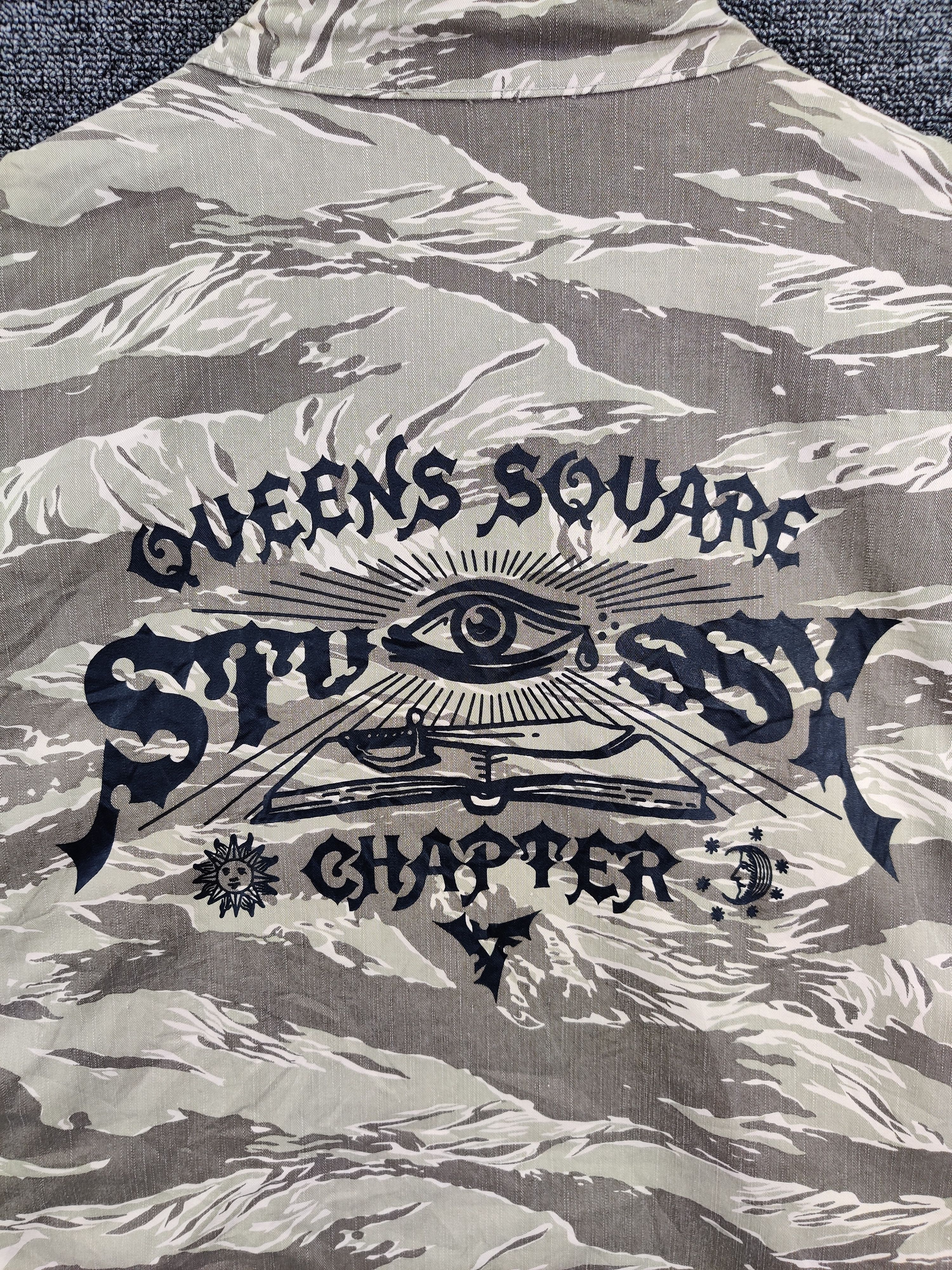 Stussy Vintage Stussy Queen's Square Chapter Camou Jacket Size US L / EU 52-54 / 3 - 3 Thumbnail