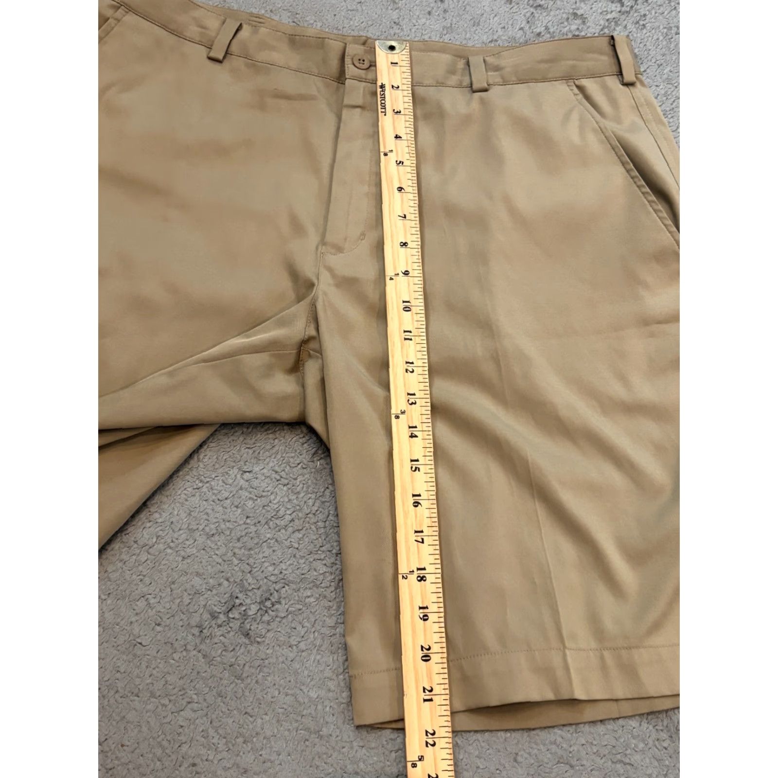 Nike Nike Shorts Mens 40 Beige Chino Golf Dri Fit Stay Cool Athletic Classic Stretch Shirt Mens Beige Nike Short Athletic Classic Stretch Size US 40 / EU 56 - 5 Thumbnail