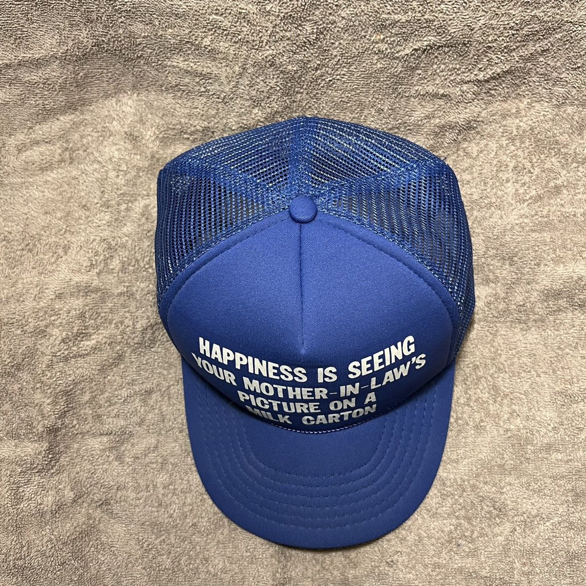Vintage Vintage 80s Mesh Trucker Hat Snapback Funny Adult Humor Punk Size ONE SIZE - 8 Thumbnail