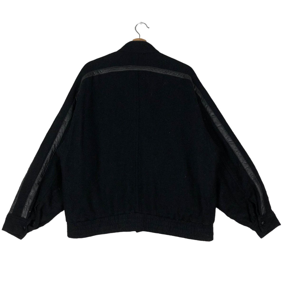 Japanese Brand 🔥Vtg Bomber Jacket Fly Design Rich Black Drigo Issey Miyake Size US M / EU 48-50 / 2 - 8 Thumbnail