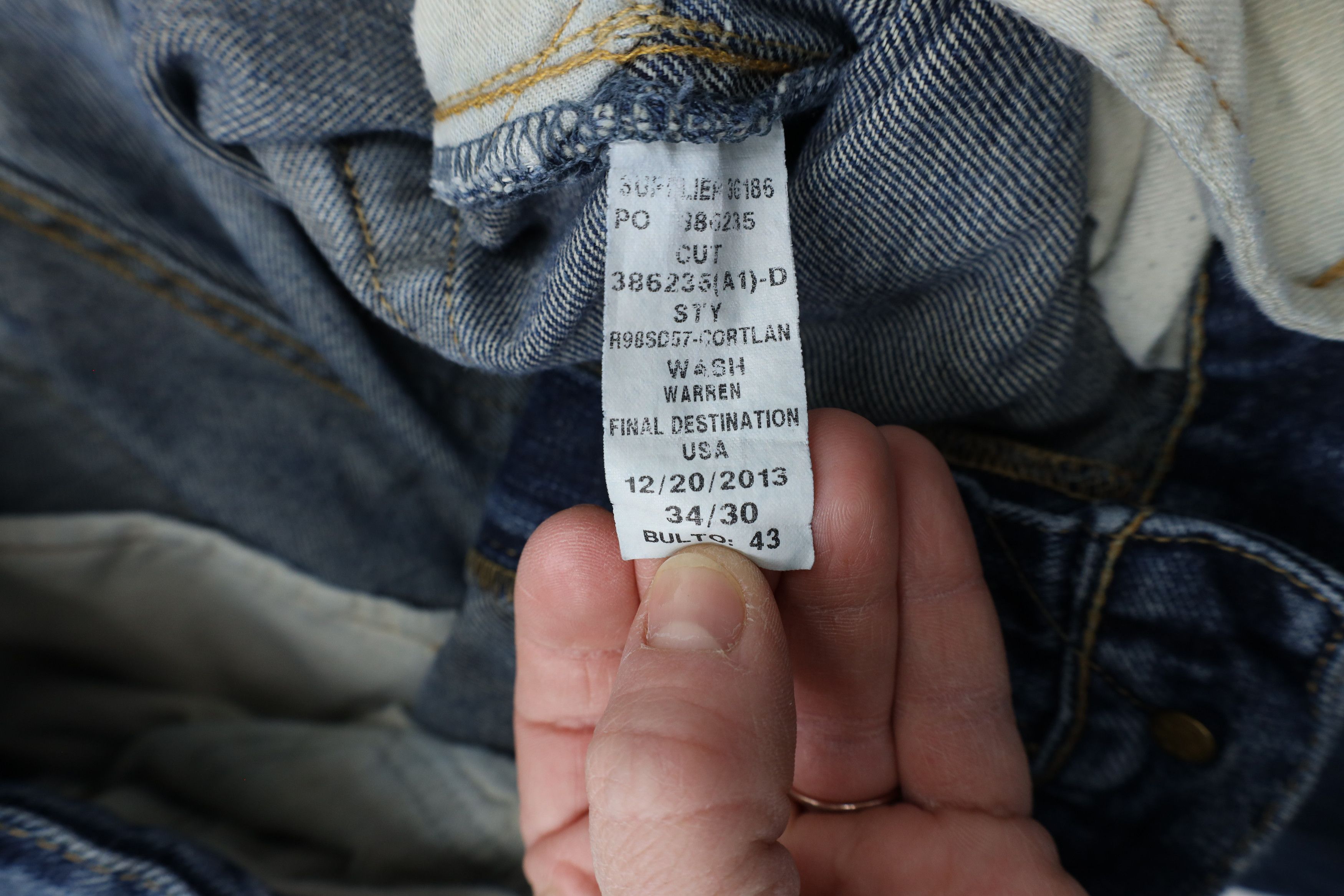 Ralph Lauren × Vintage Vintage Ralph Lauren Cortlandt Classic Straight Leg Jeans Size US 34 / EU 50 - 8 Thumbnail