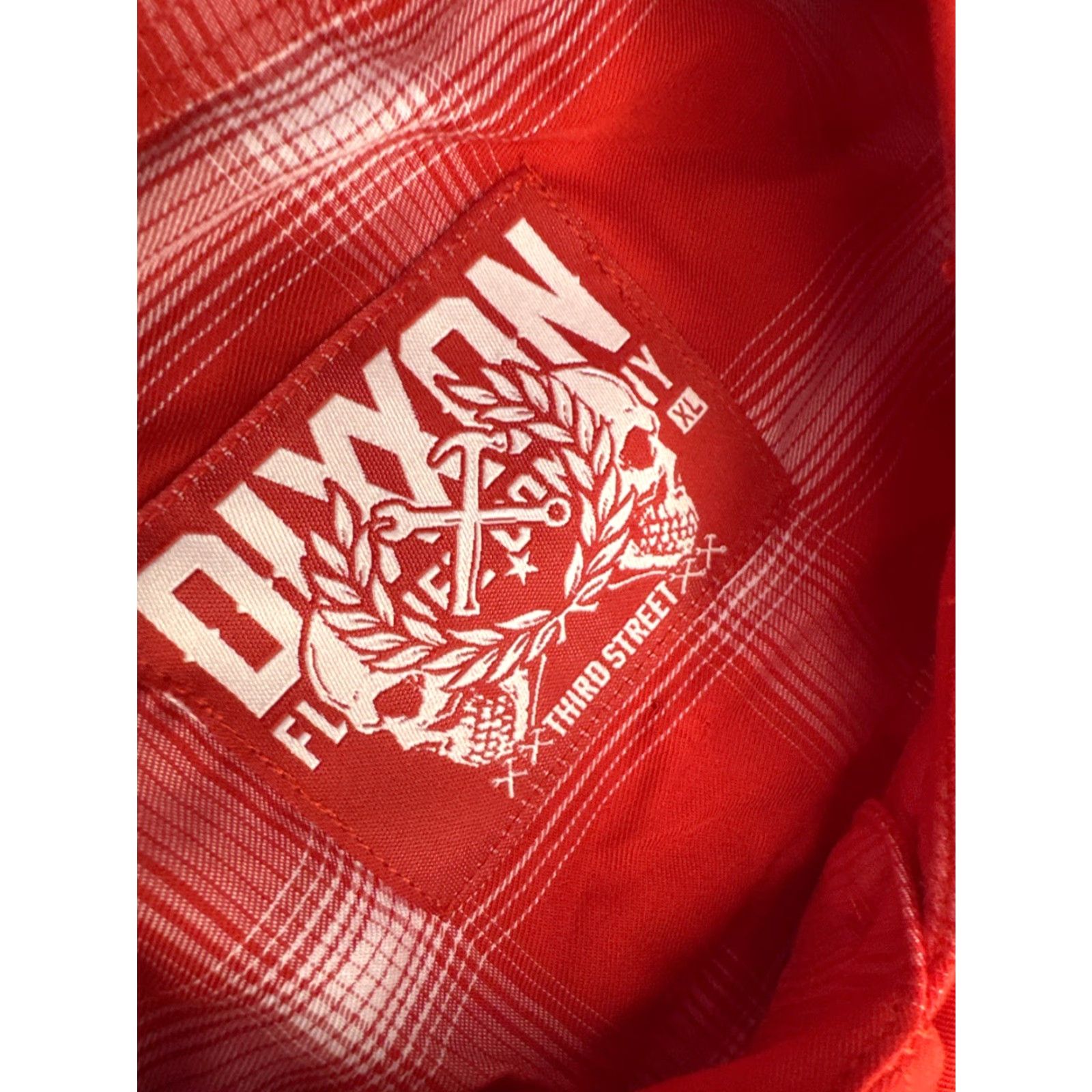 Vintage VINTAGE Dixxon Shirt Mens XL Red Plaid Button-Up Third Street Bamboo Shirt Sz XL Shirt Mens Red Plaid Button-Up Dixxon Bamboo Sz XL Men Casual Shirt Size US XL / EU 56 / 4 - 3 Thumbnail