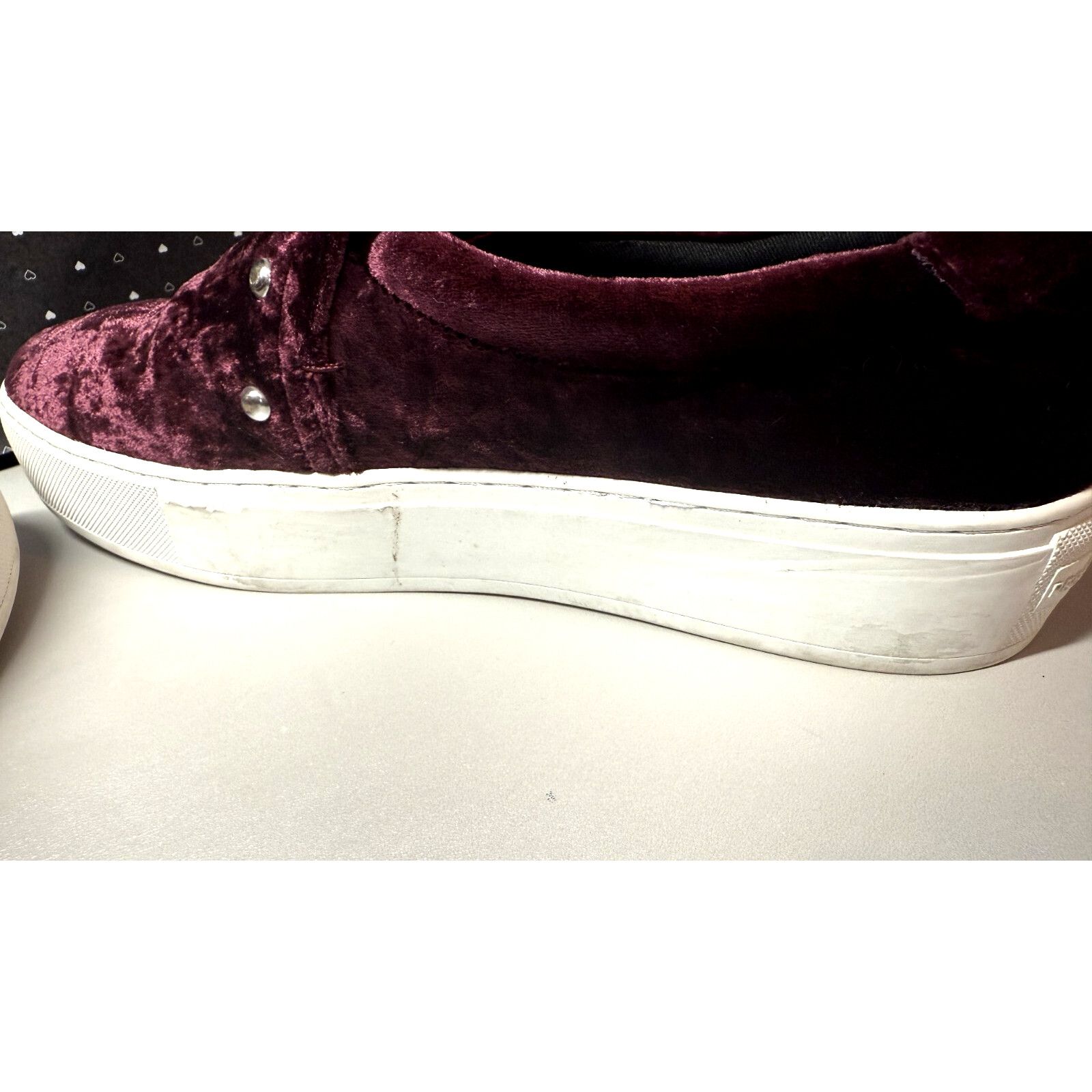 Rebecca Minkoff Rebecca Minkoff Noelle Stud Velvet Slip On Platform Size 9.5 Size US 9.5 / IT 39.5 - 6 Thumbnail