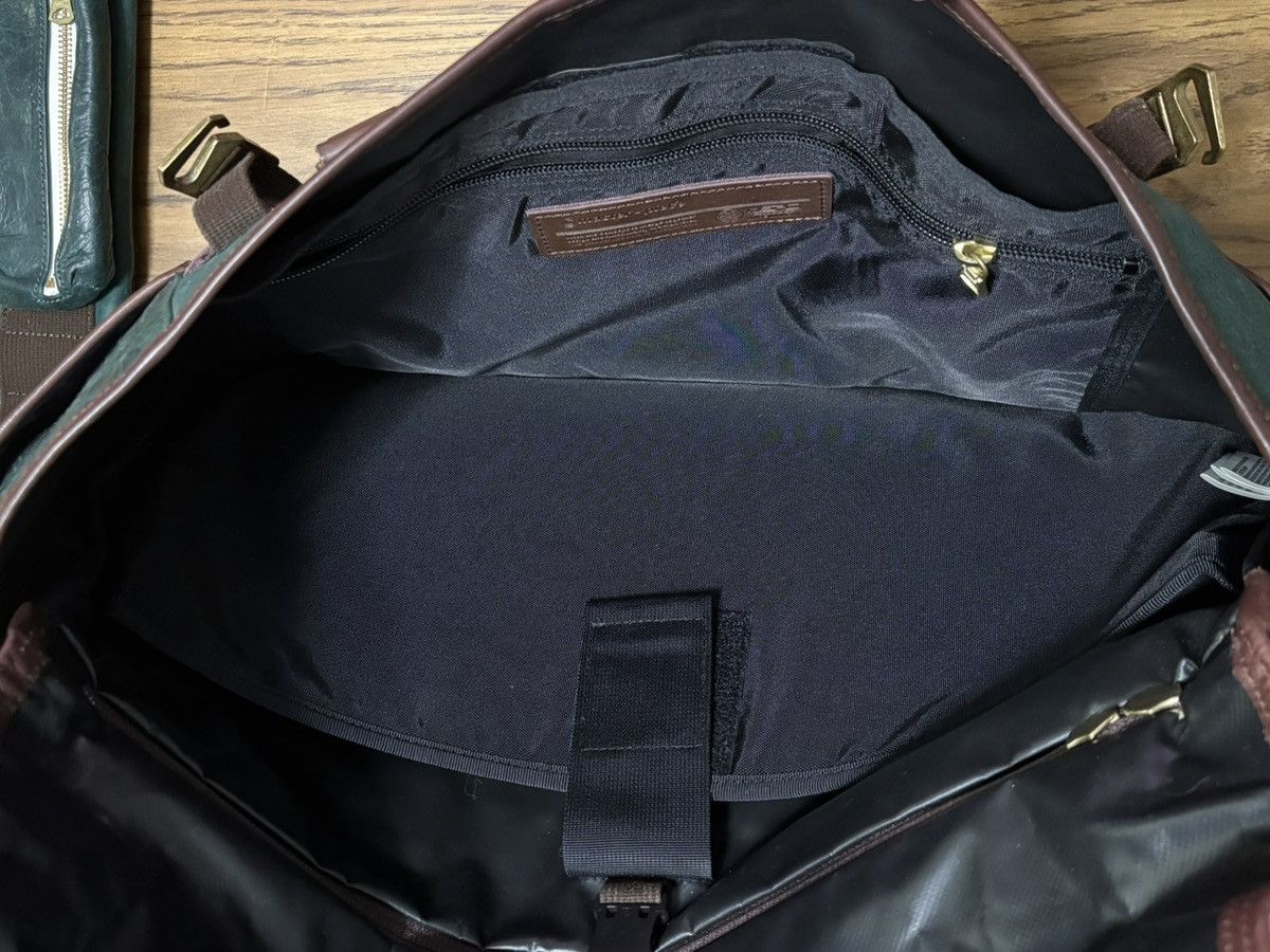 MasterPiece Master-Piece green/brown genuine leather messenger satchel Size ONE SIZE - 7 Thumbnail