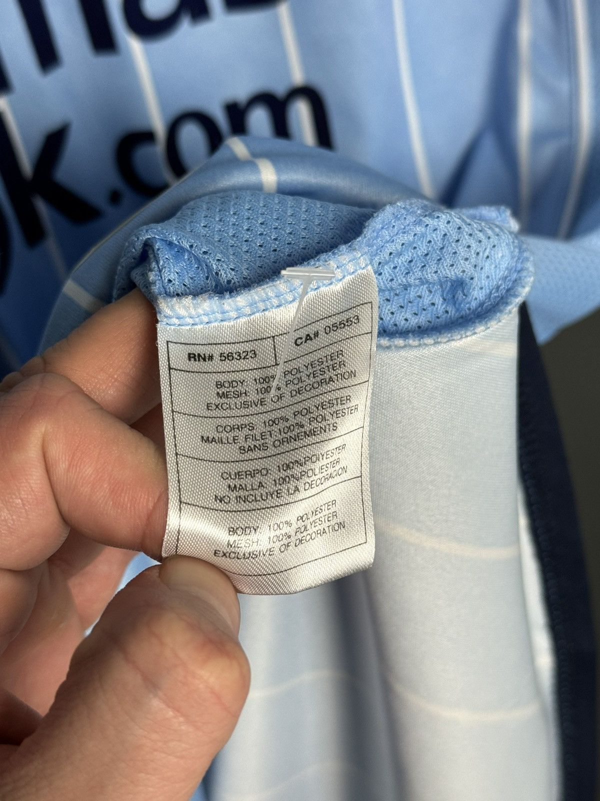 Le Coq Sportif Manchester City 07/08 Home Football Jersey Size US XL / EU 56 / 4 - 14 Thumbnail