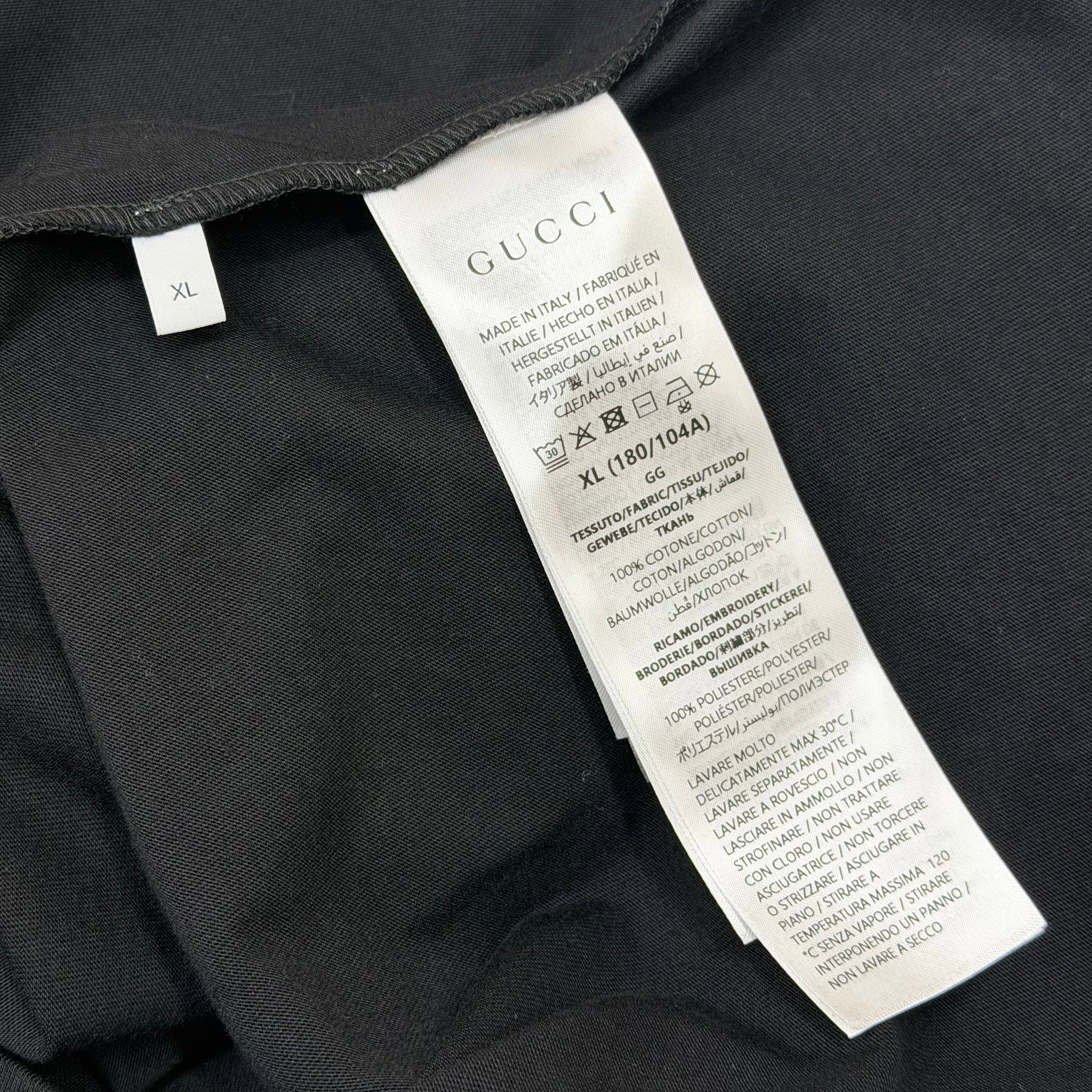 Gucci Gucci Multi Logo Tee Black XL Size US XL / EU 56 / 4 - 4 Thumbnail
