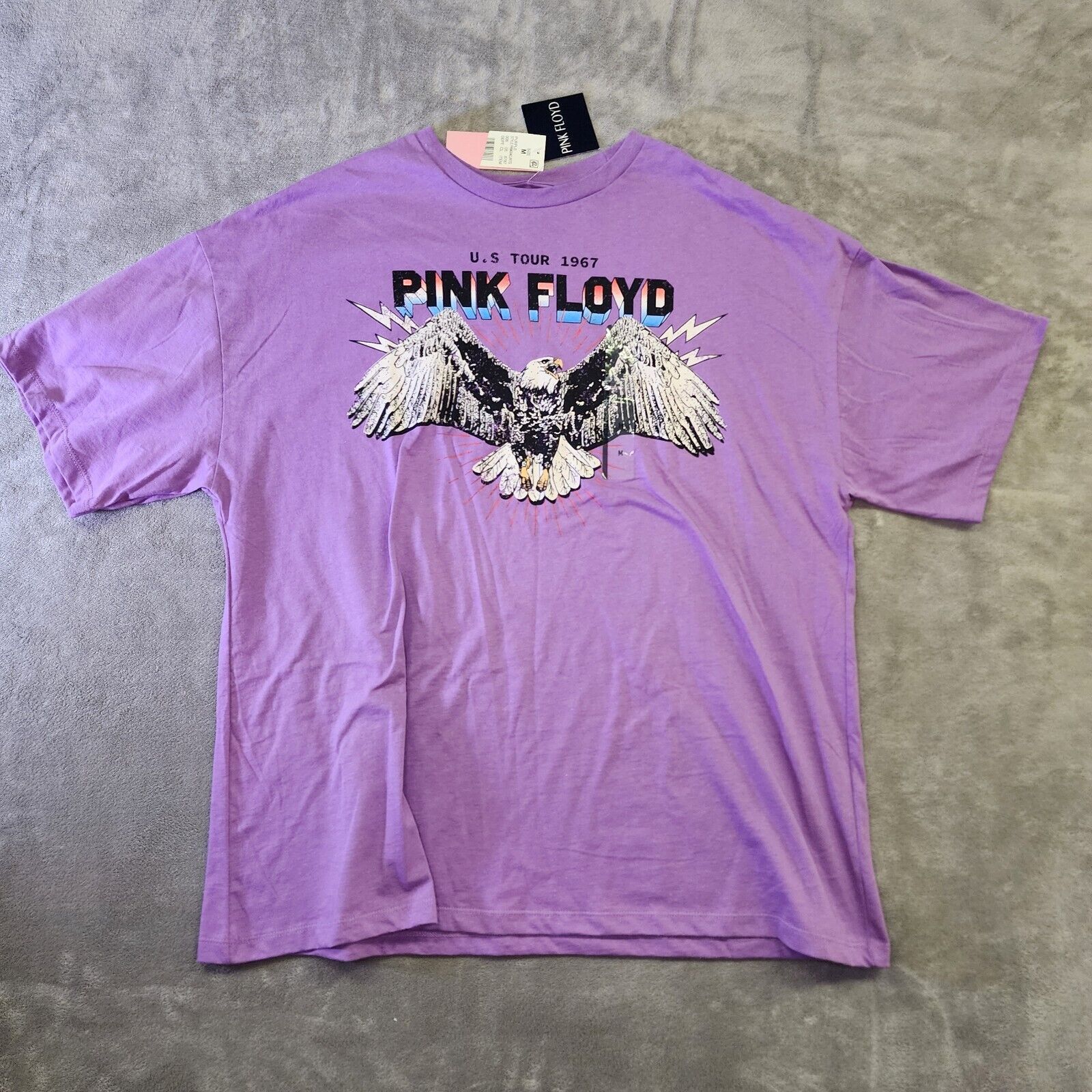 Pink Floyd Pink Floyd Women's Medium Purple Short-Sleeve Graphic Tee Size M / US 6-8 / IT 42-44 - 5 Thumbnail
