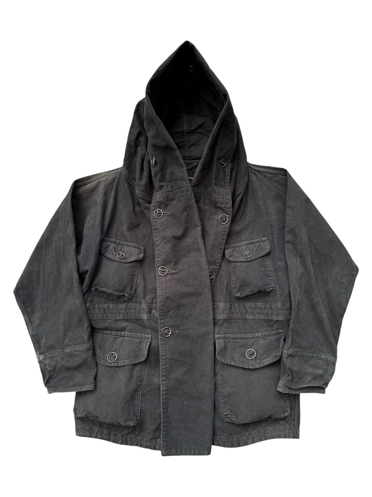 Kapital 🔥GRAIL🔥 RARE VTG KAPITAL KATSURAGI MILITAR RINGCOAT JACKET Size US L / EU 52-54 / 3 - 3 Thumbnail