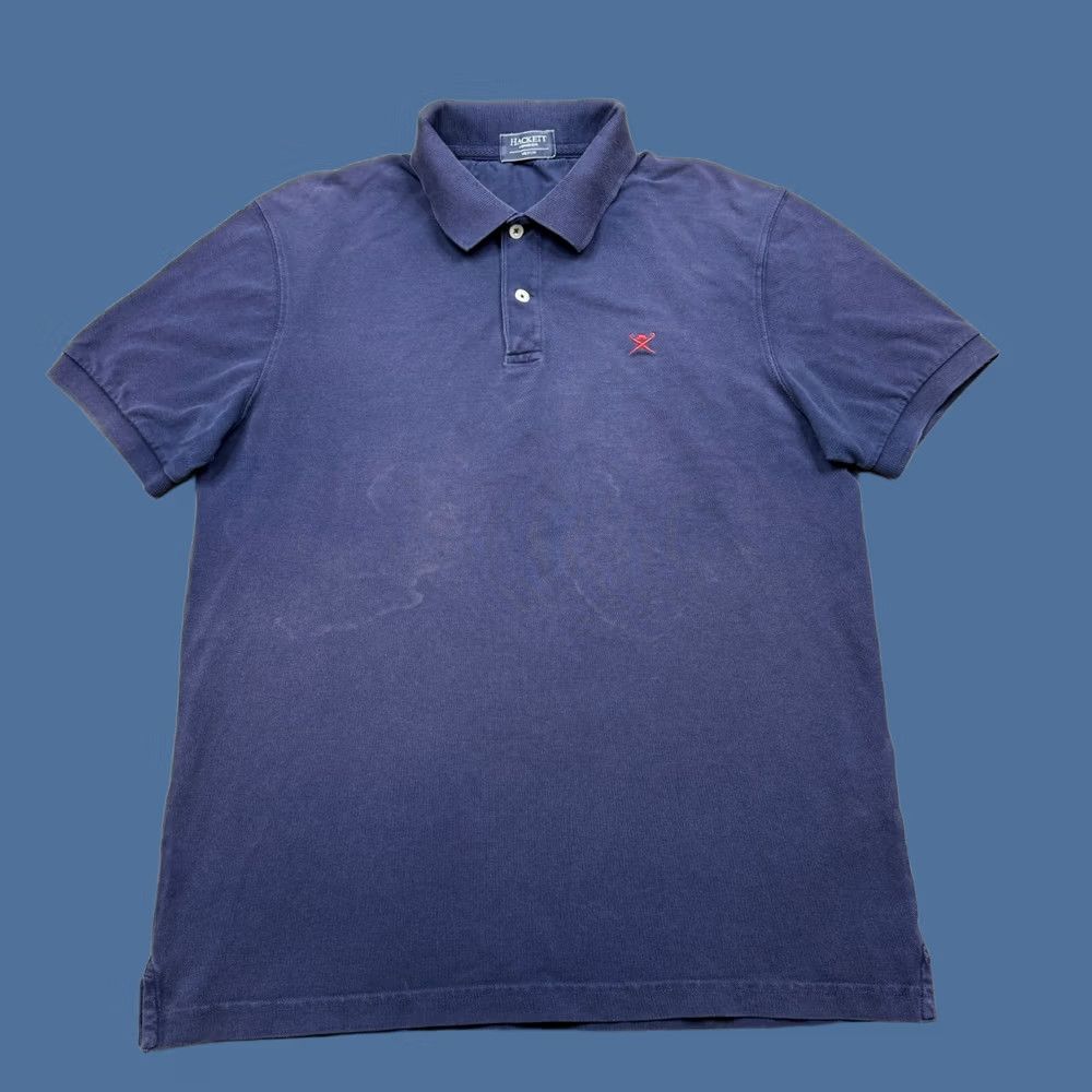 Hackett Hackett Mayfair Mens Polo Shirt Blue M Short Sleeve Collared Golf Adults Preppy Size US M / EU 48-50 / 2 - 1 Thumbnail